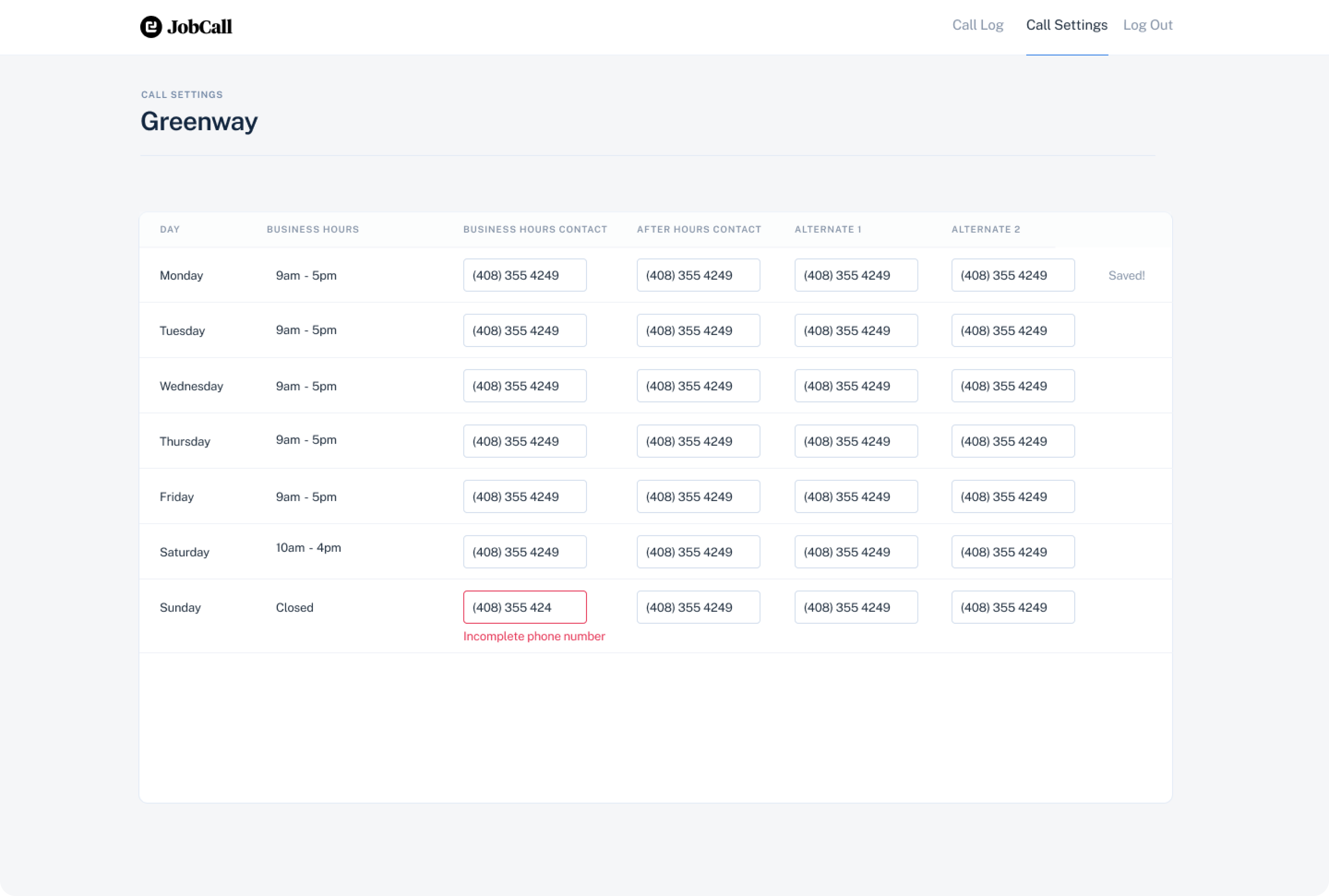 bad UI and UX design example of a property management app