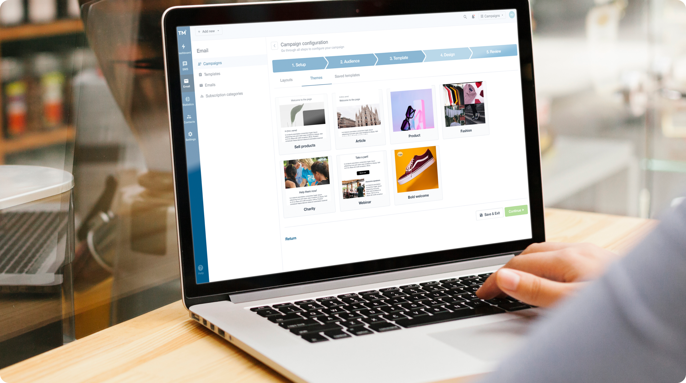 Admin dashboard design