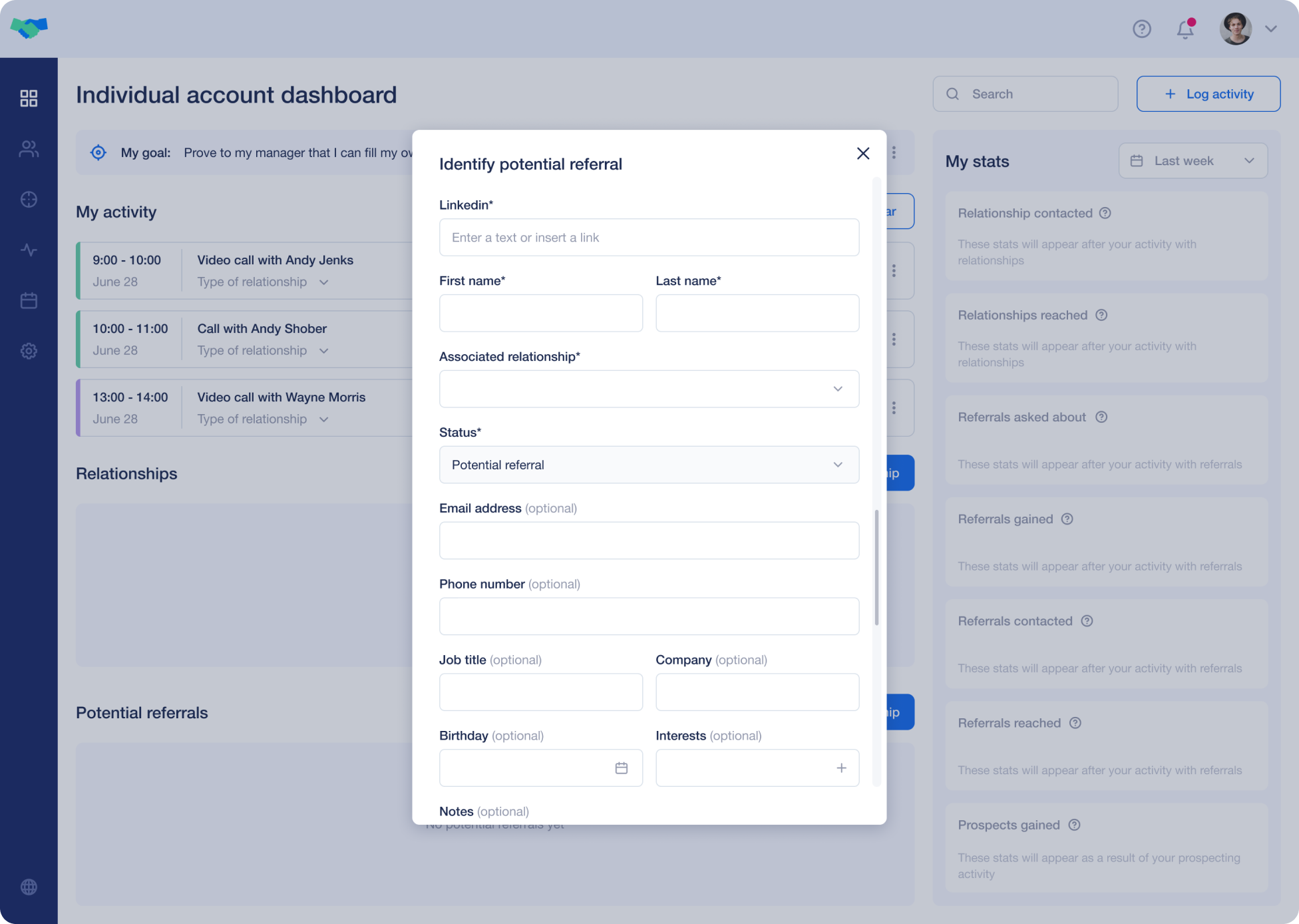 Interface components