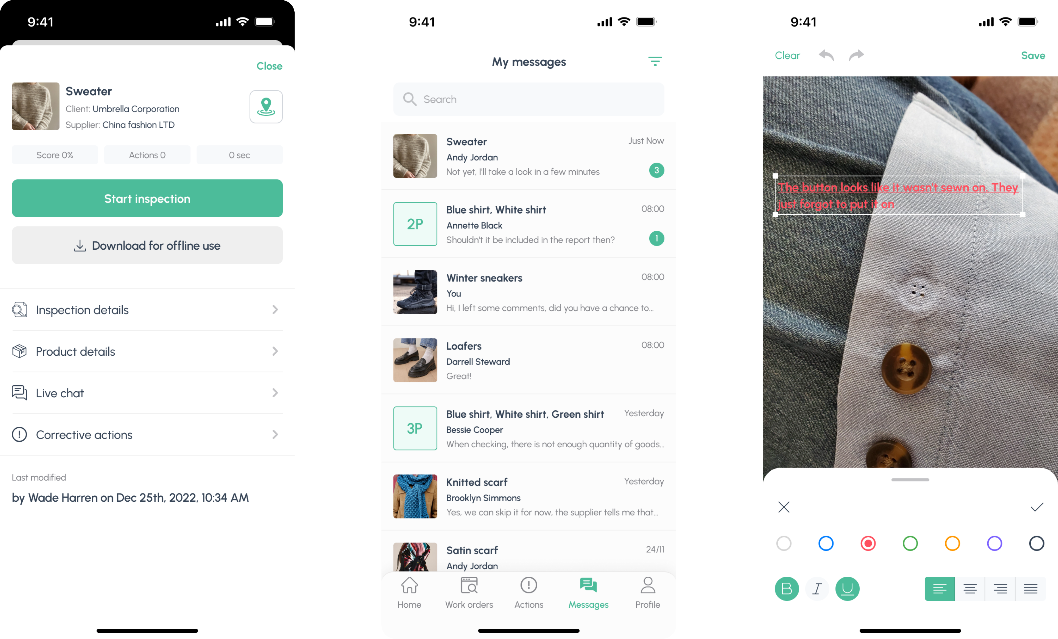 mobile version of the app