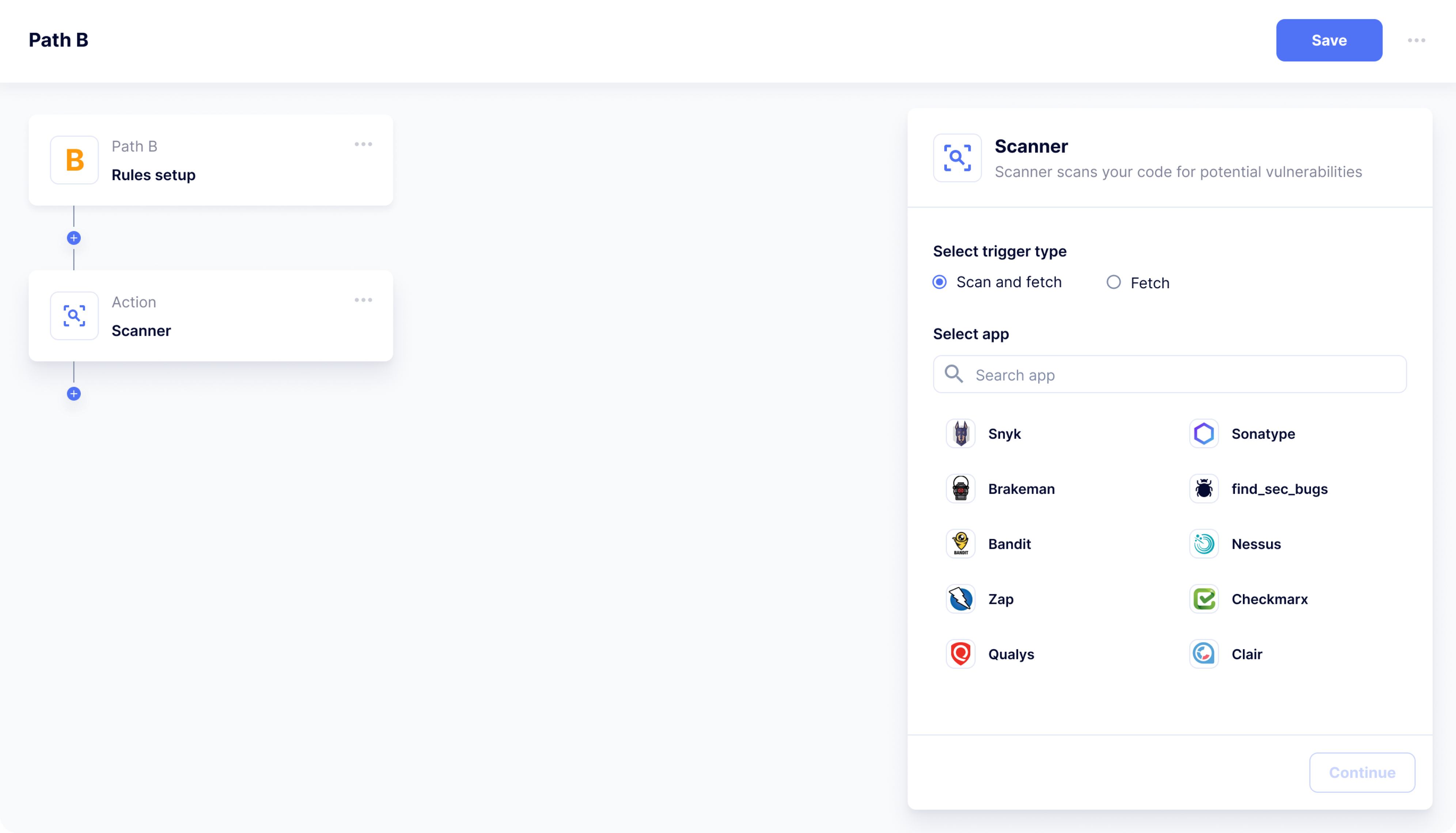 external tools connection in one screen