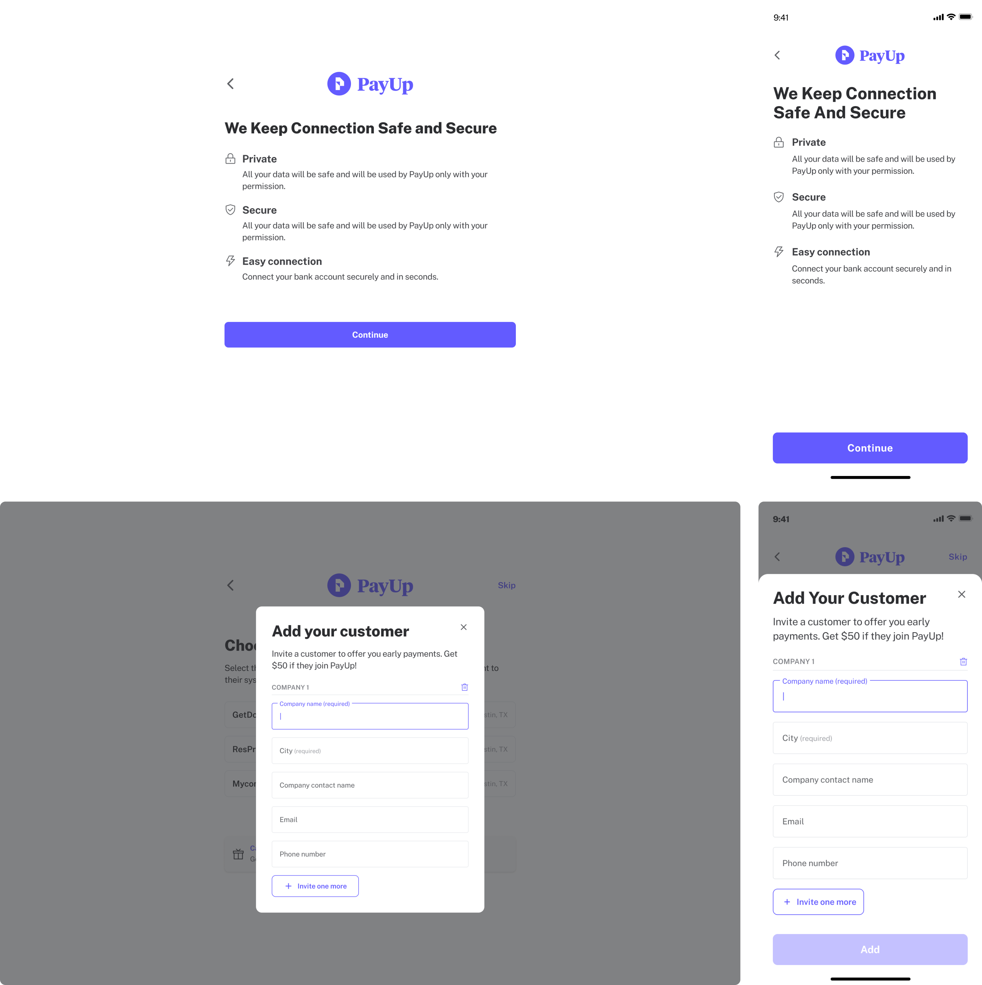 clarity in fintech design example