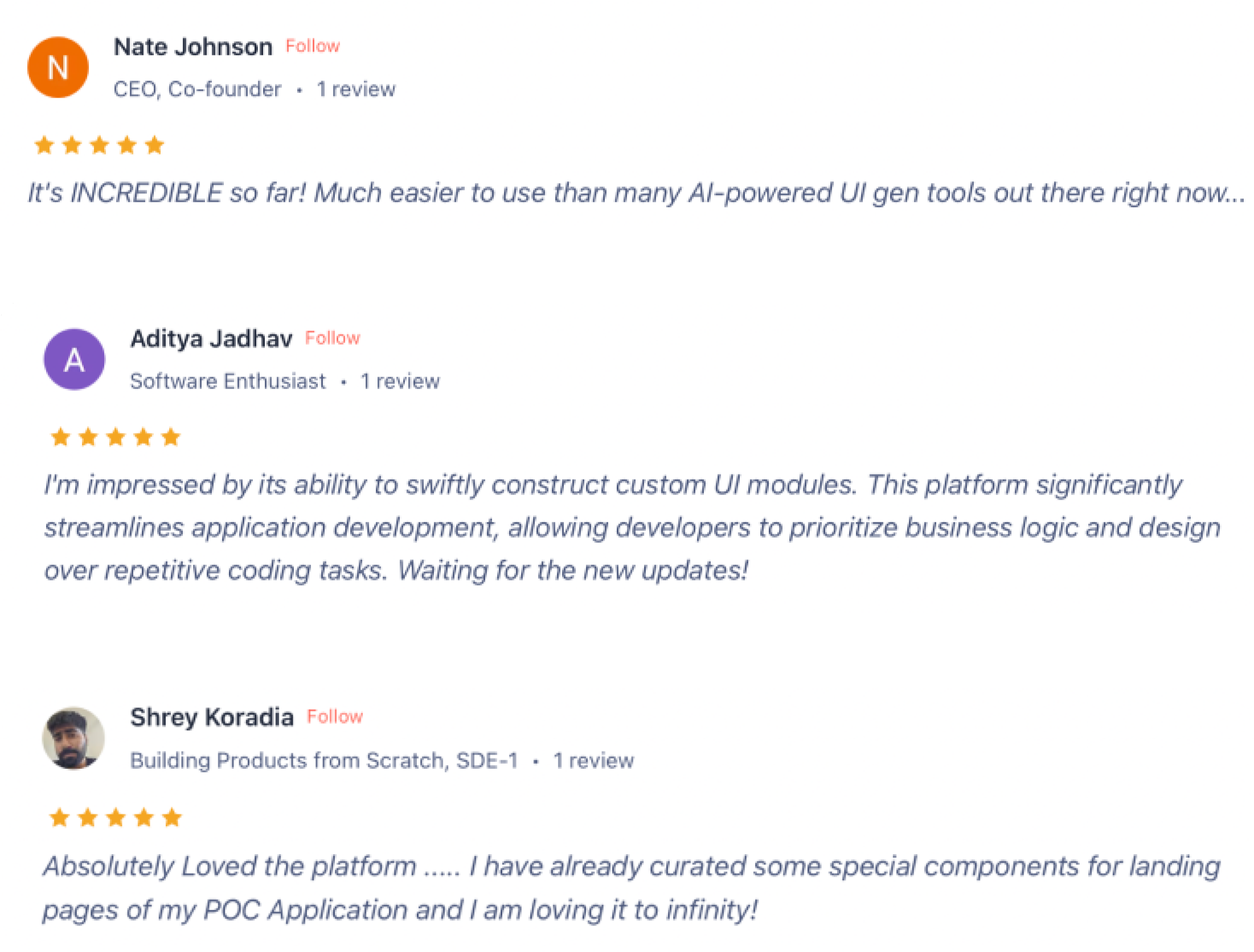 Product recommendation