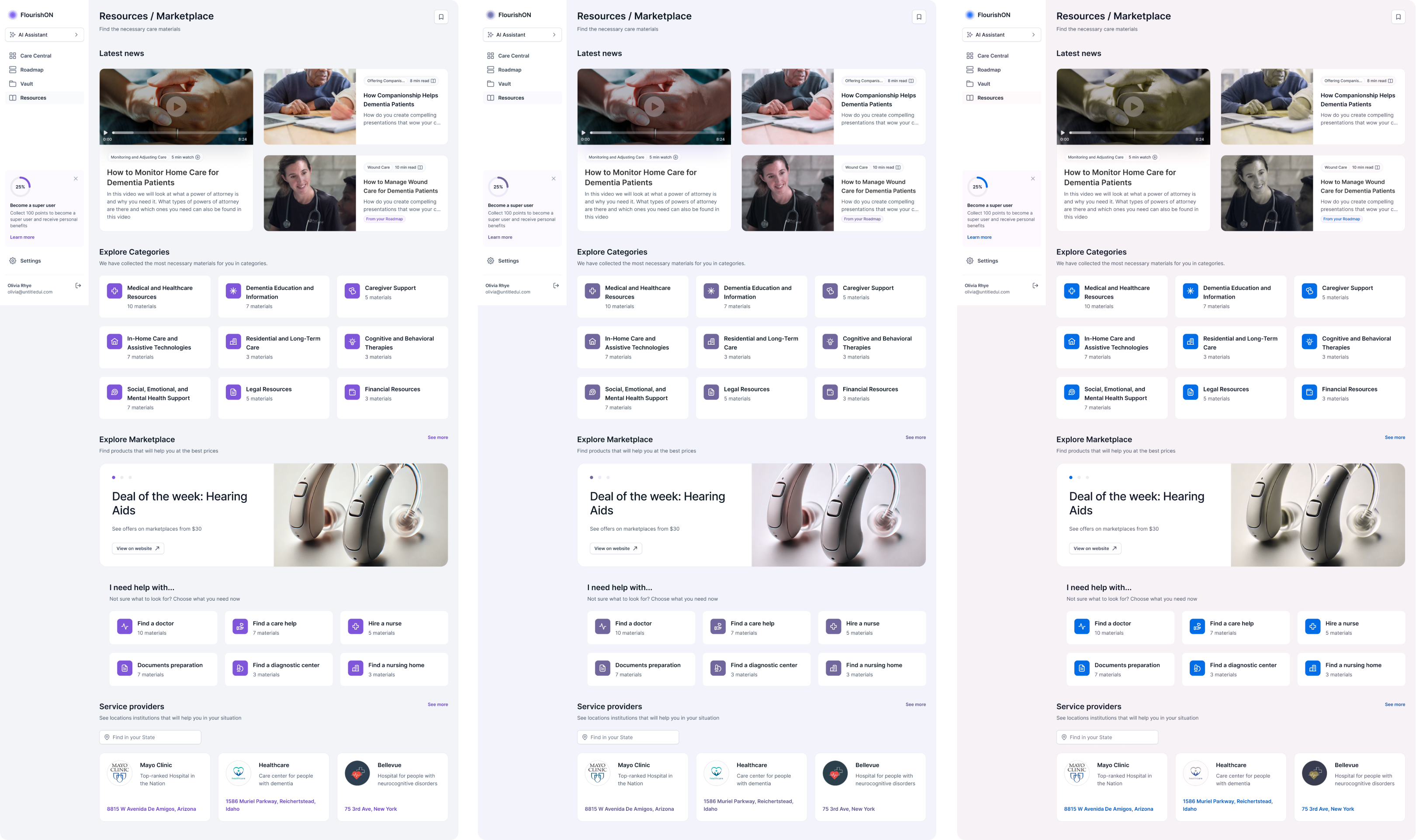 Normal vs. Blue-Weak Tritanomaly vs. Red-Blind Protanopia