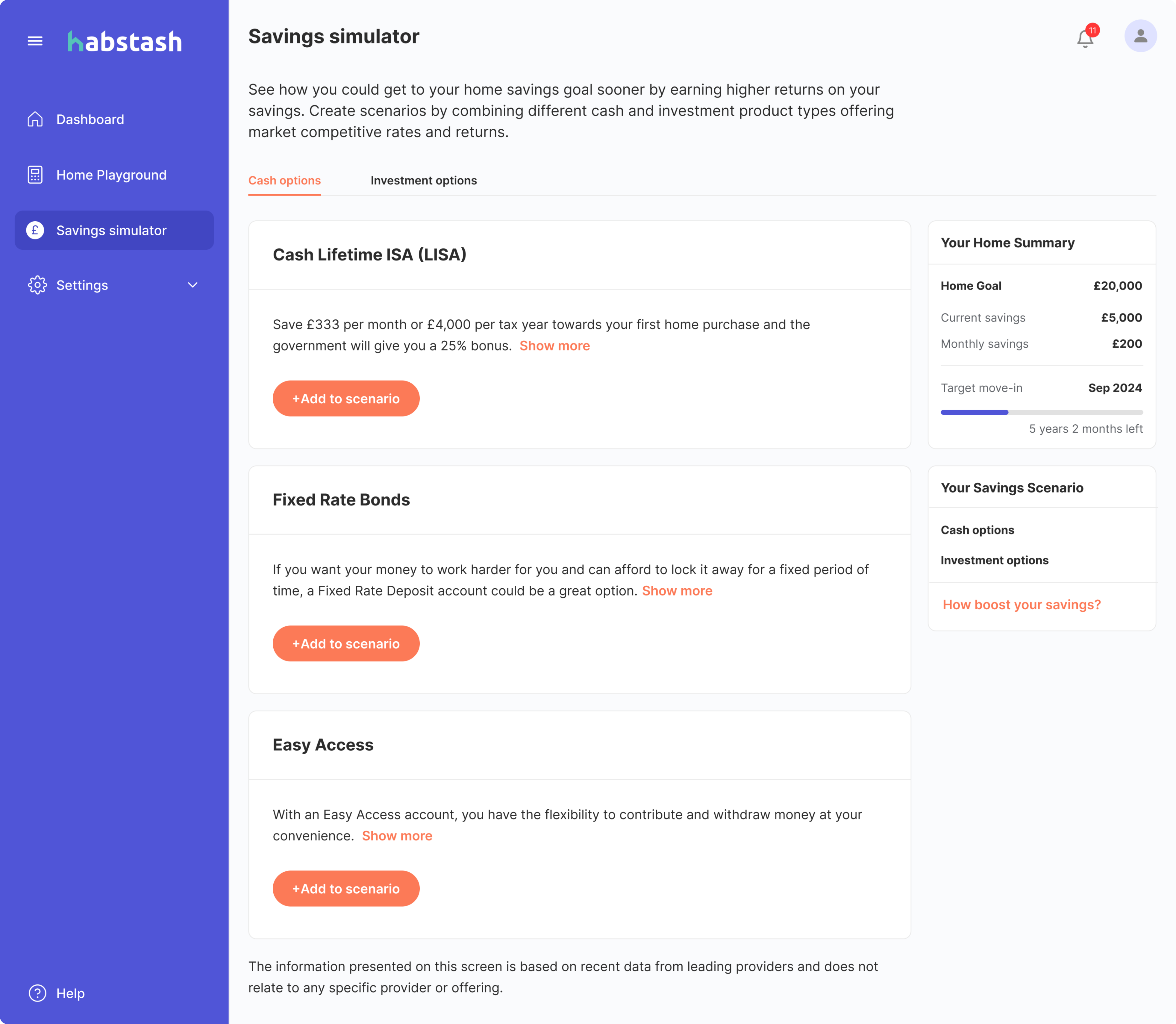 fintech plus real estate SaaS interface design example 