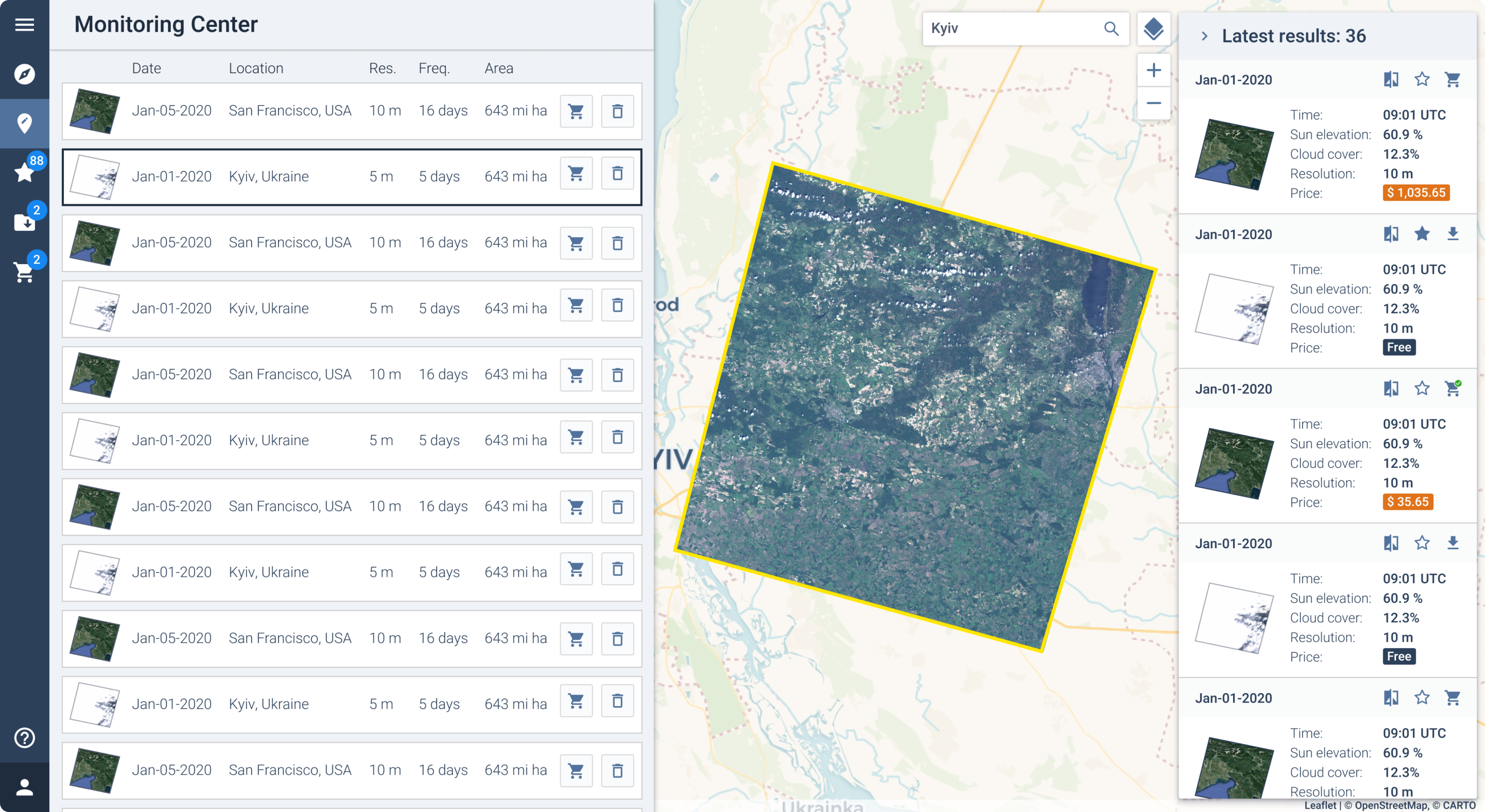 geospatial SaaS app design case study