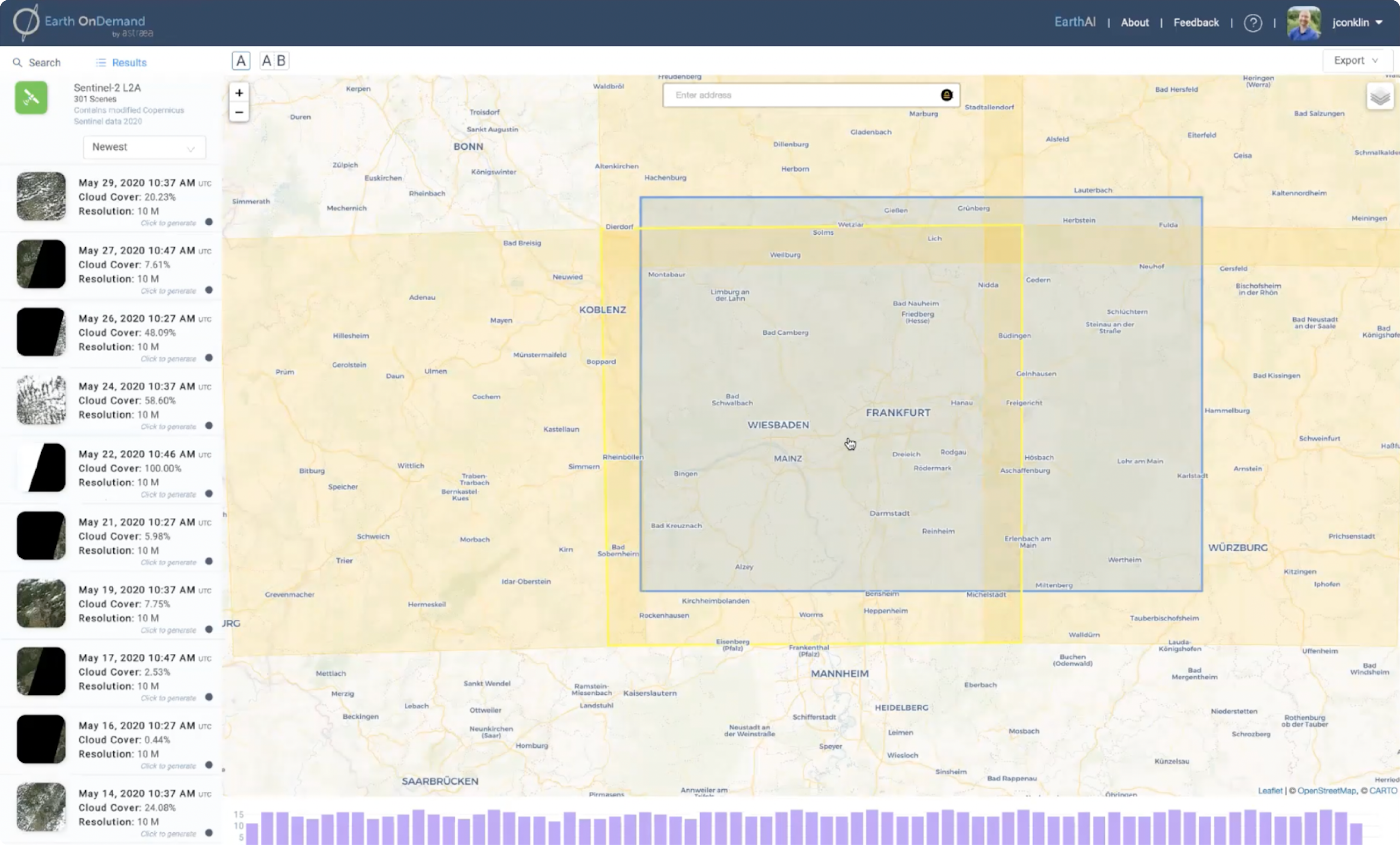 bad map UI example for a geoservice SaaS app