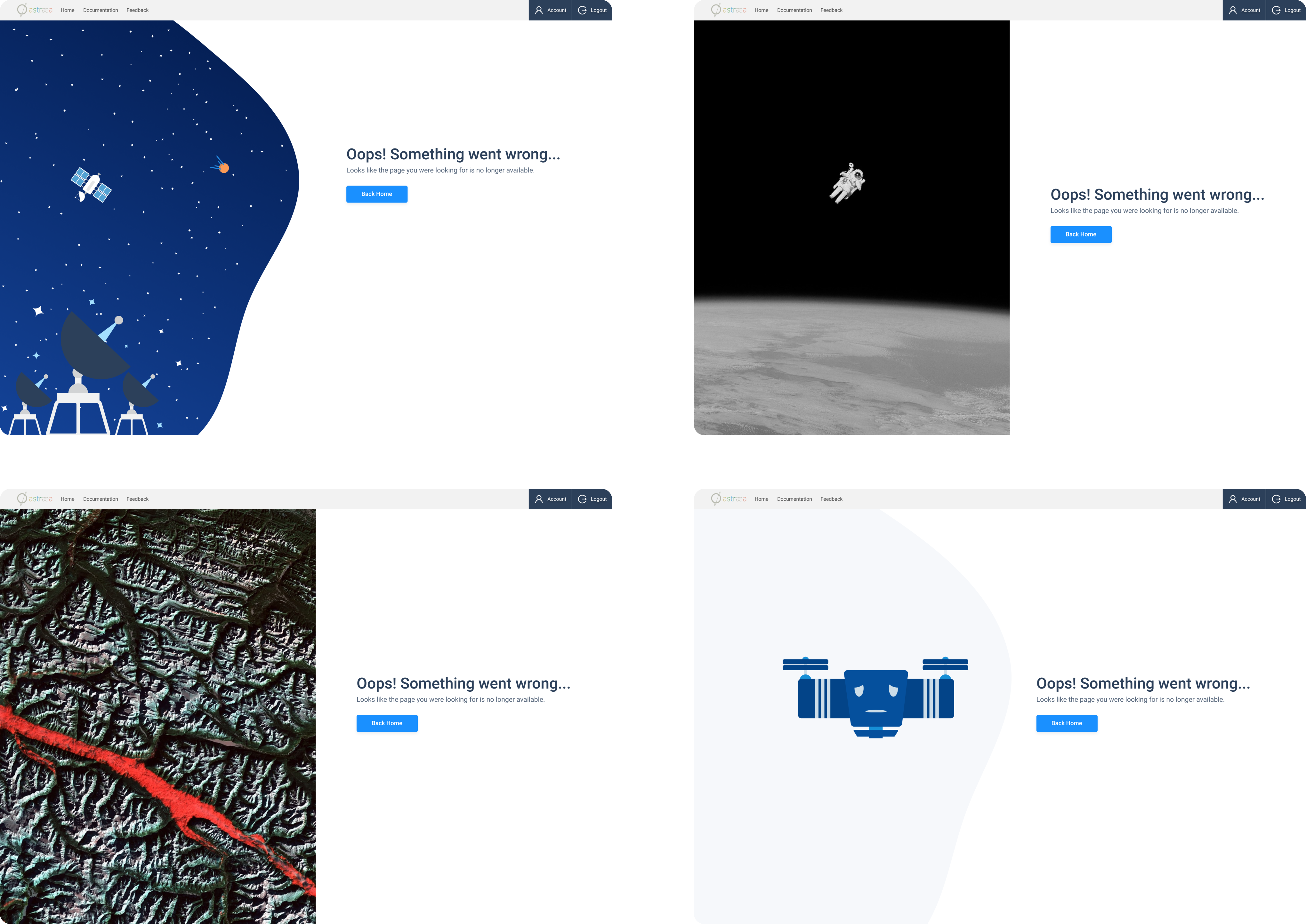 error page design examples 