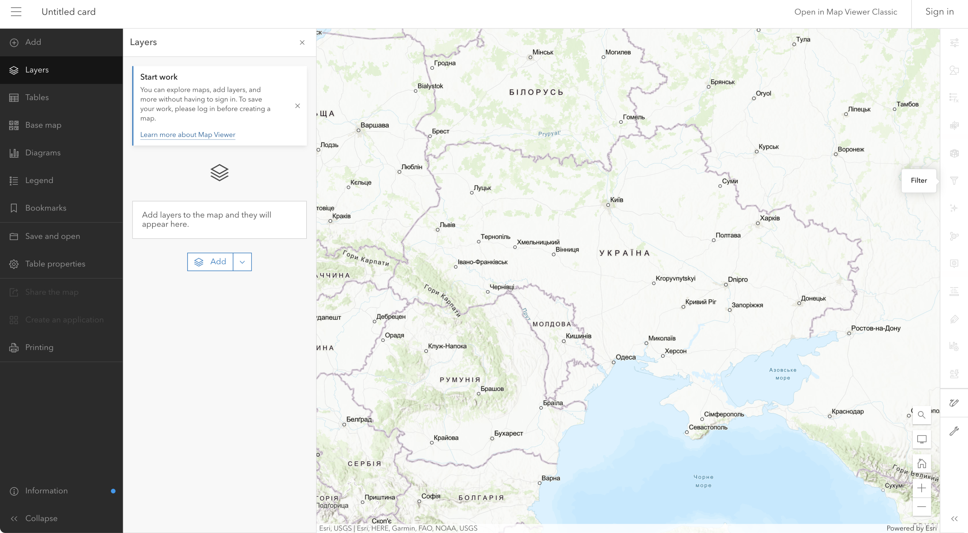 Map in the Greenventory