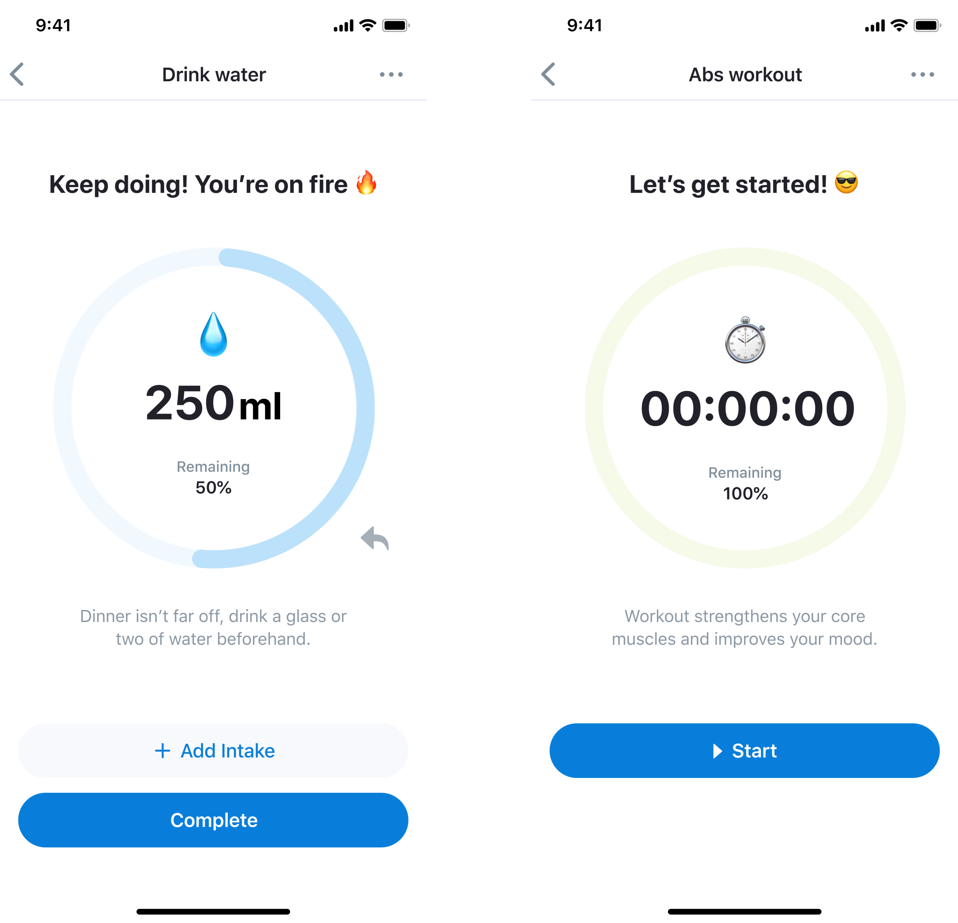 HabitSpace Habit tracking