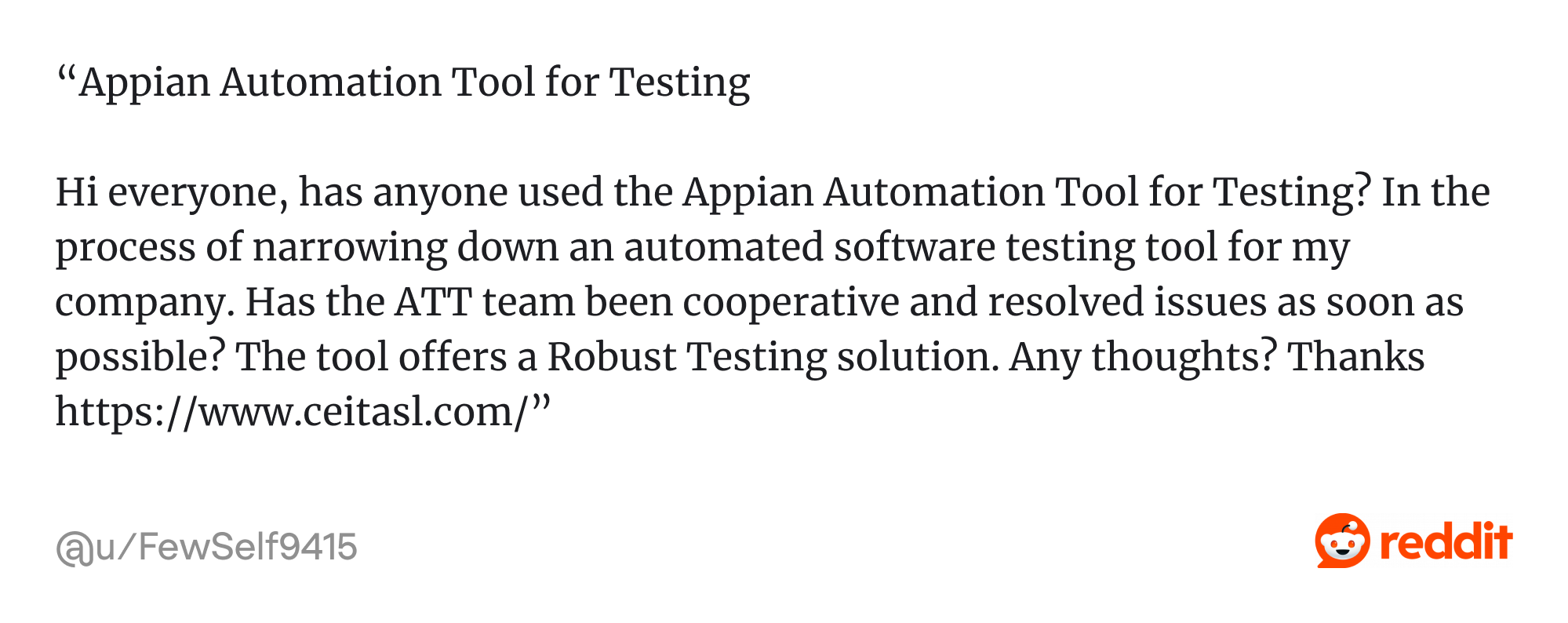 user review on Apian low-code platform