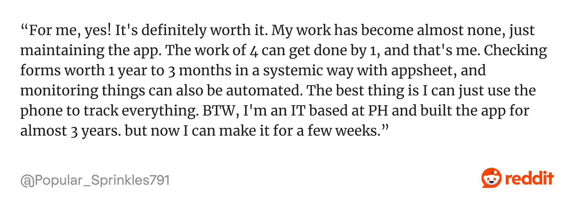 Appsheet low-code tool reviews