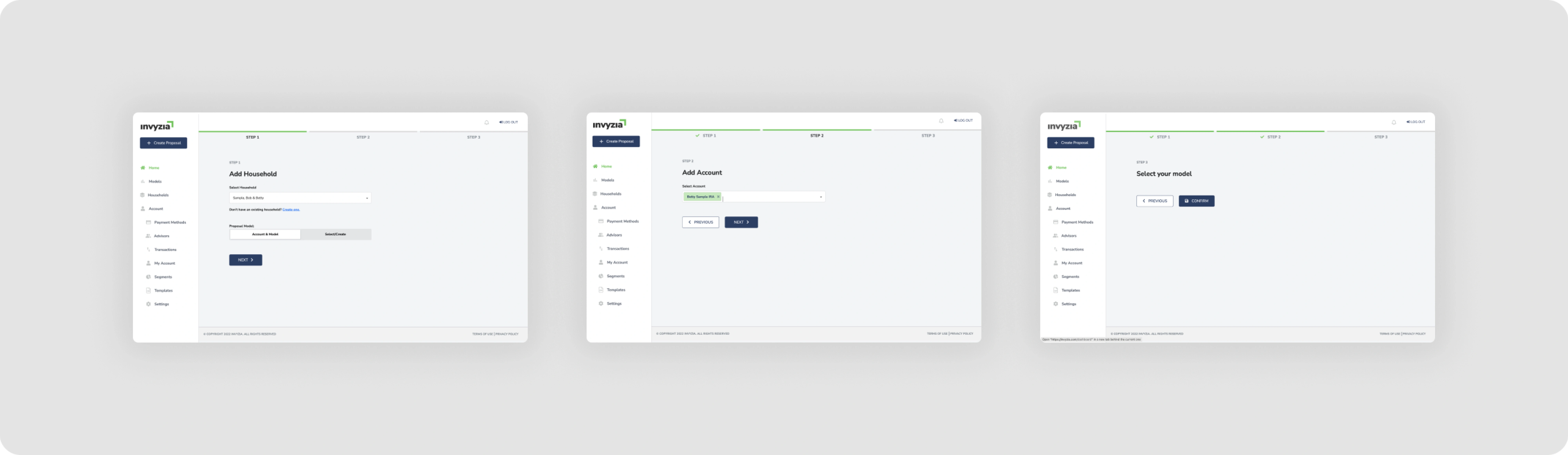 initial fintech interface design