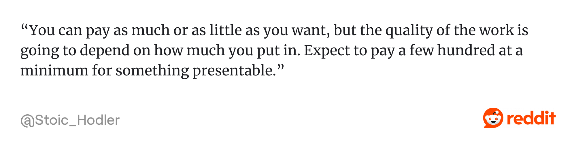 reddit thread about project complexity