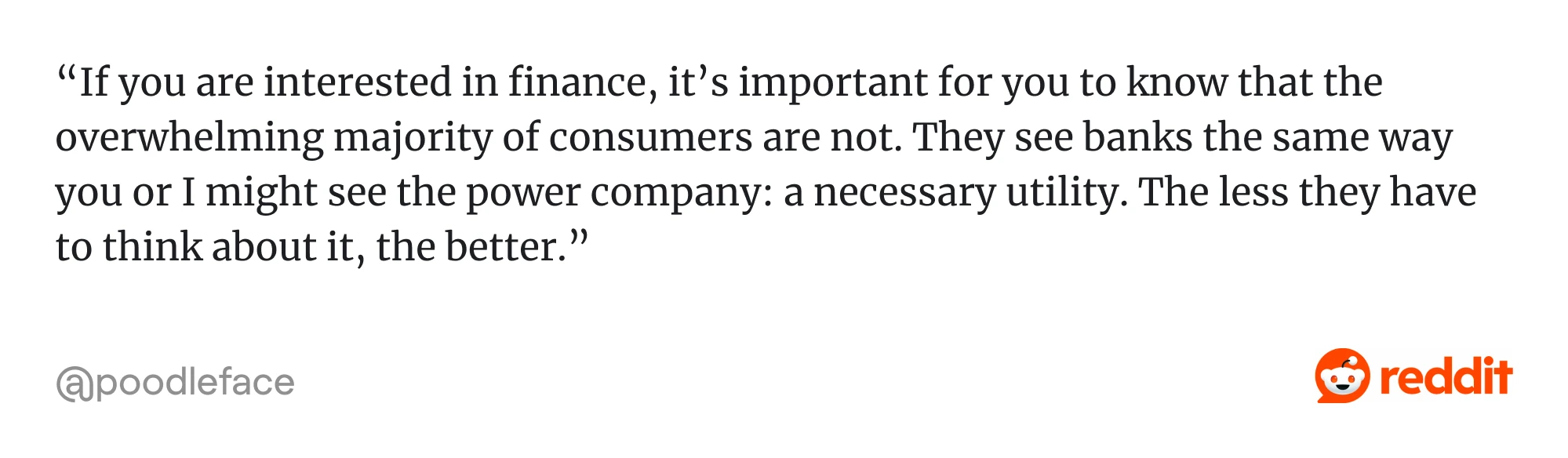 reddit thread about finance app design