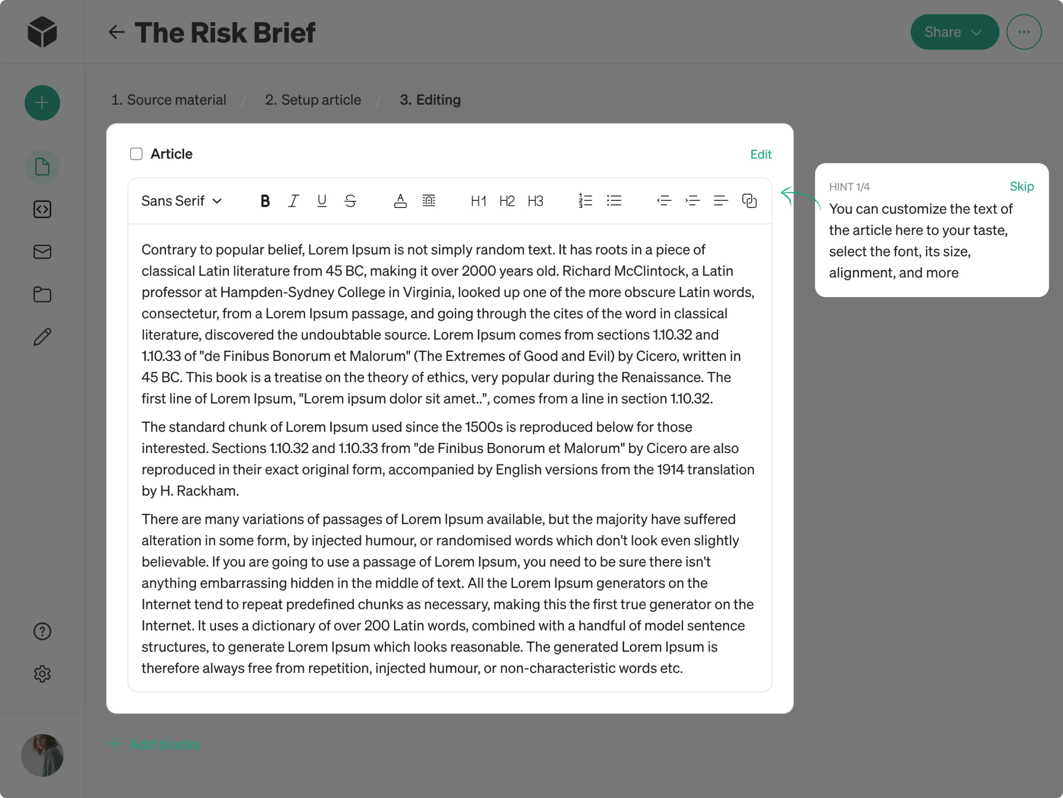 Modia's The Risk Brief