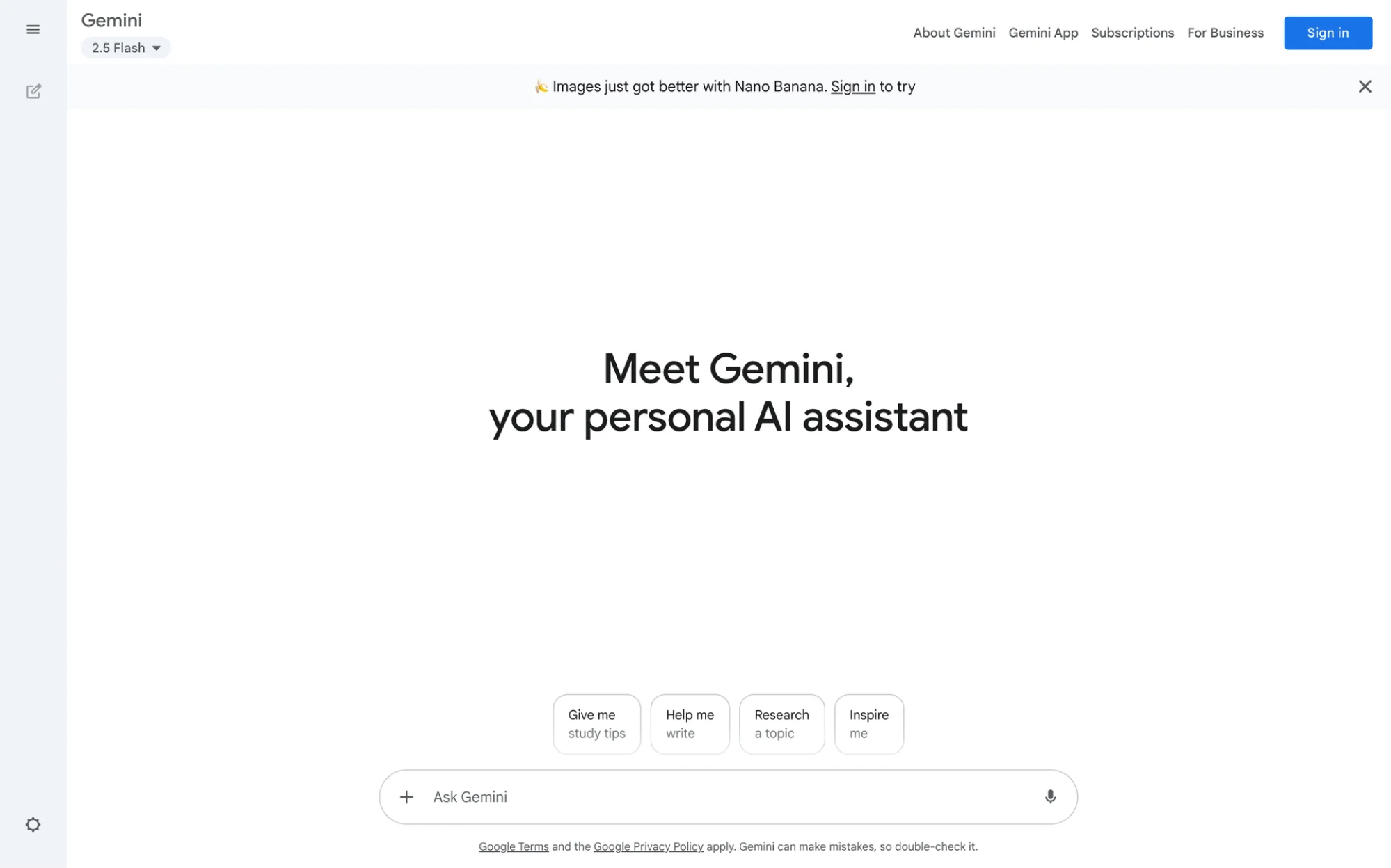 Gemini AI assistant