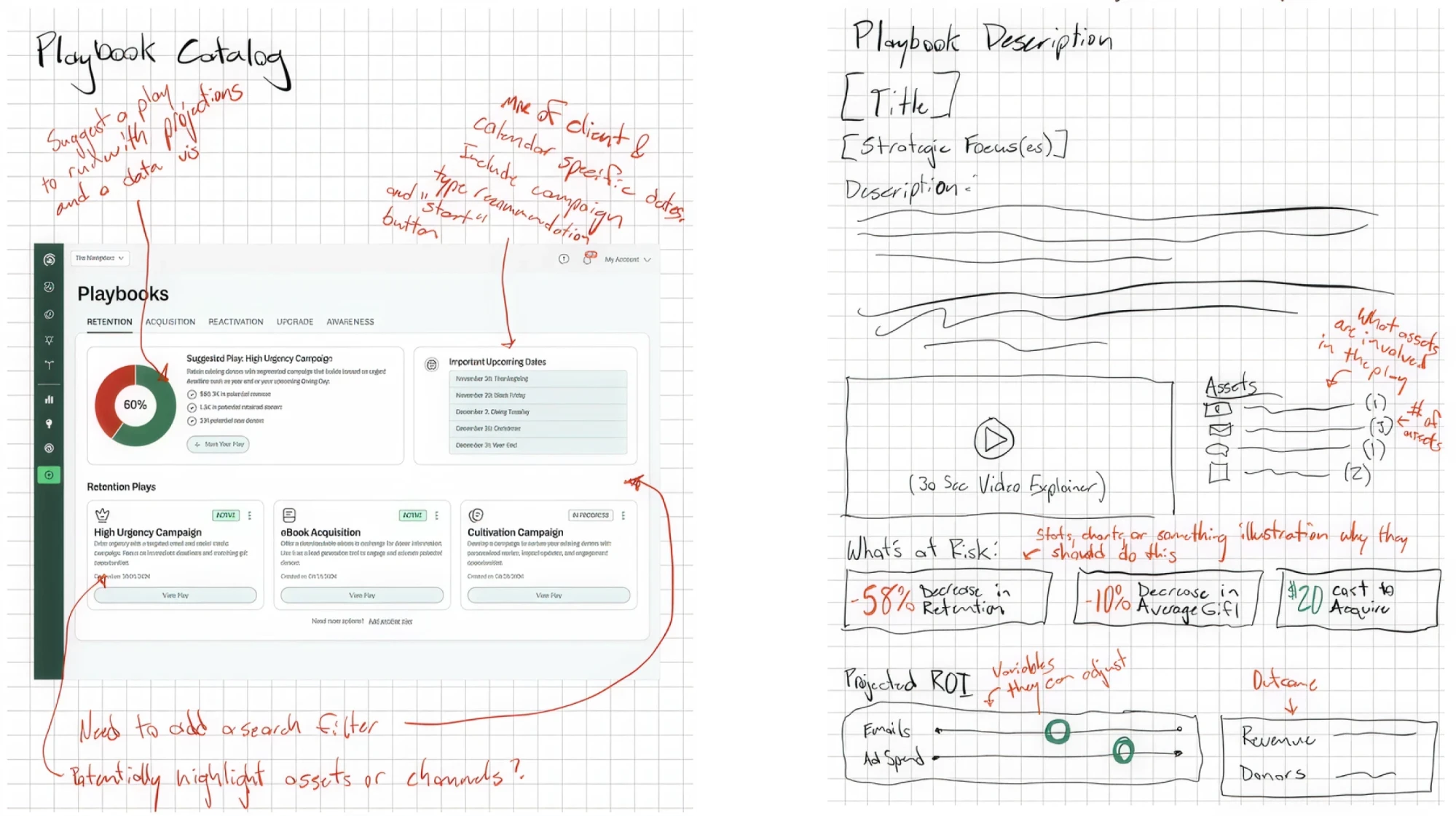 Avid Playbook sketches