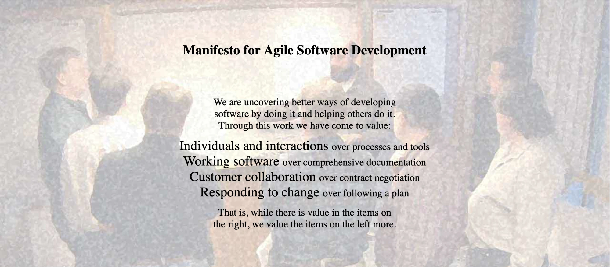 Agile Manifesto