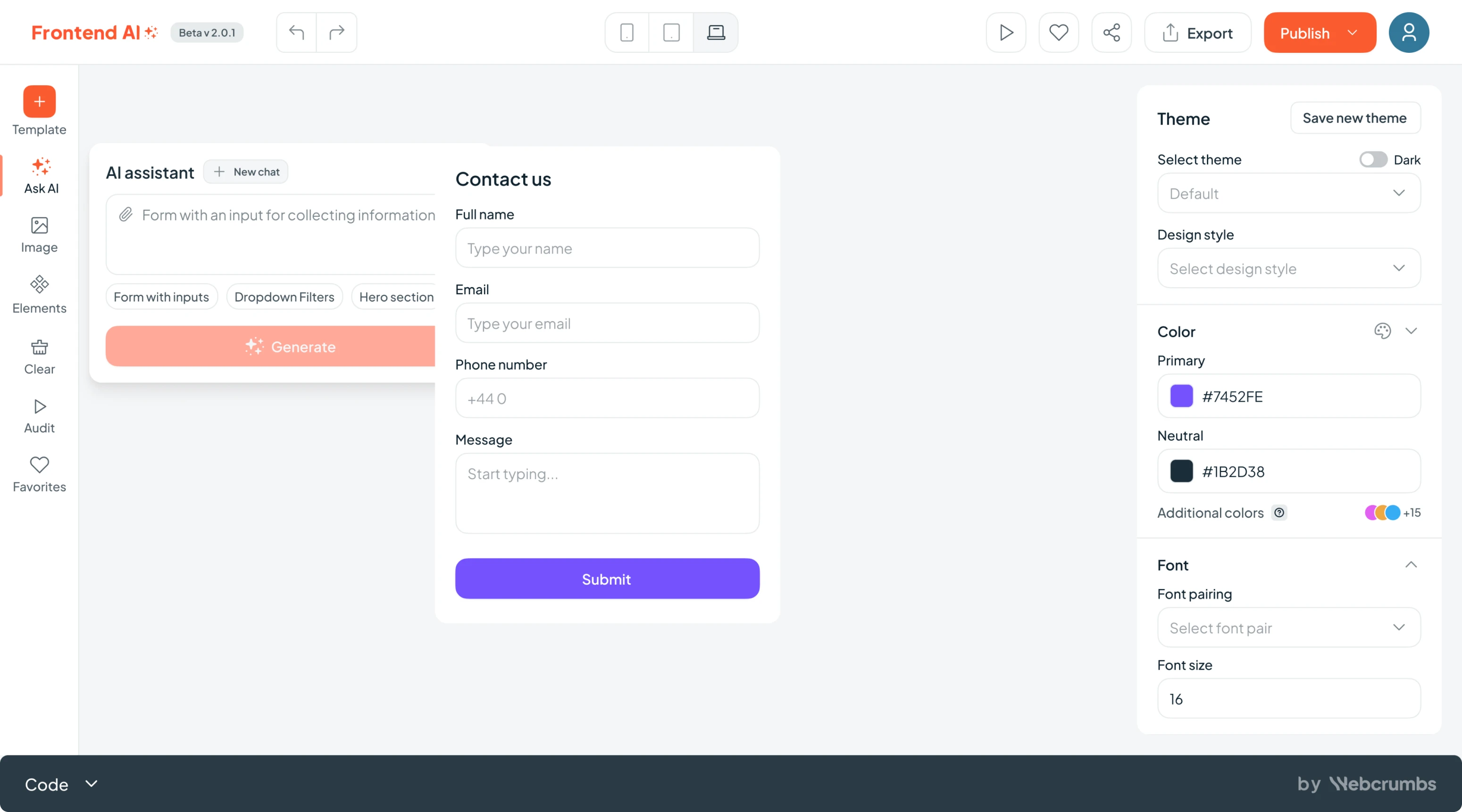Core block of the product
