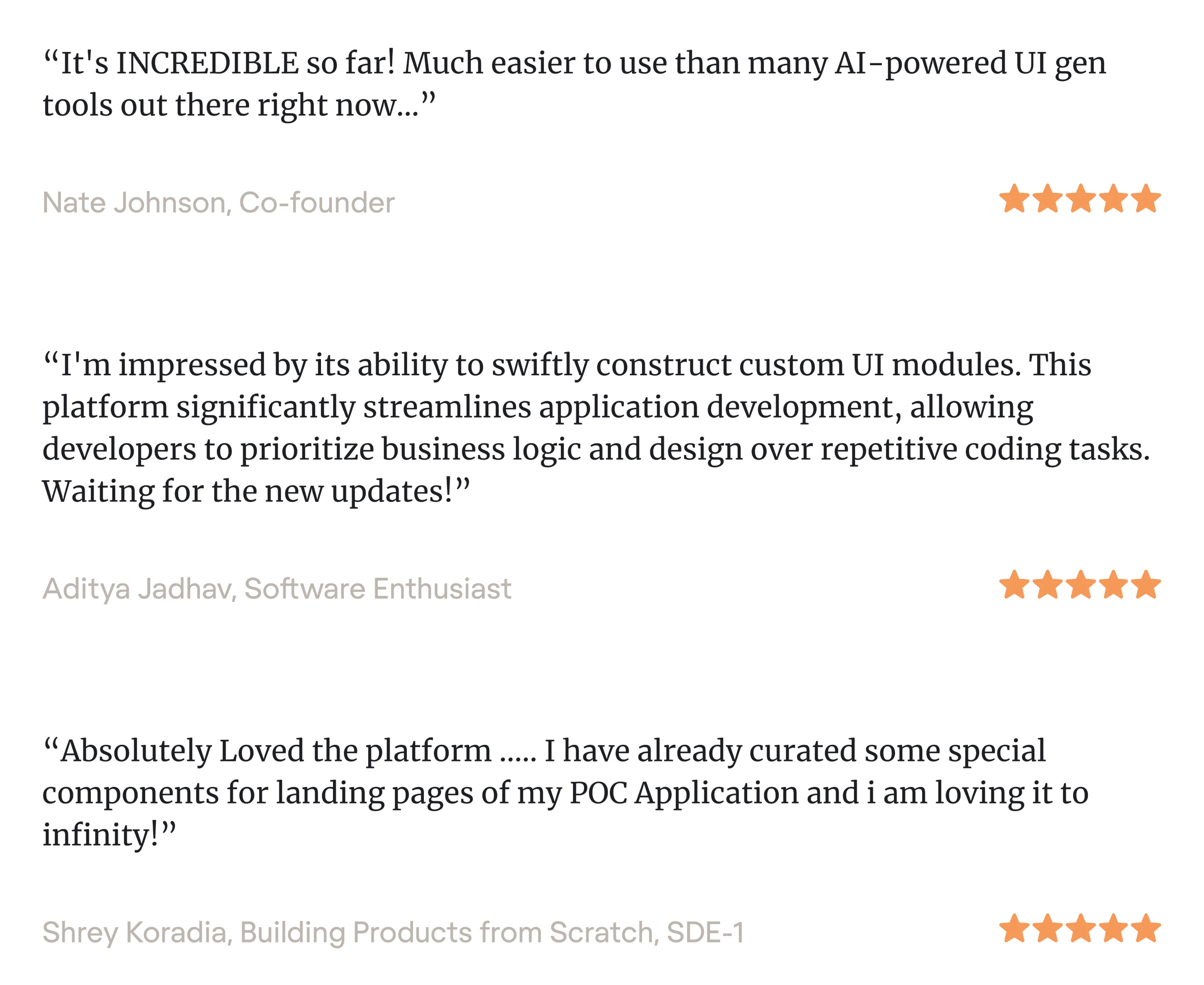 Reviews across social feeds and dev forums