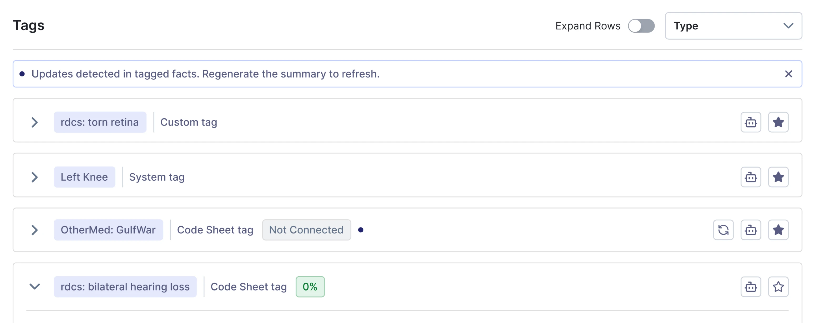 Chatbot in the Facts tab CaseScribe
