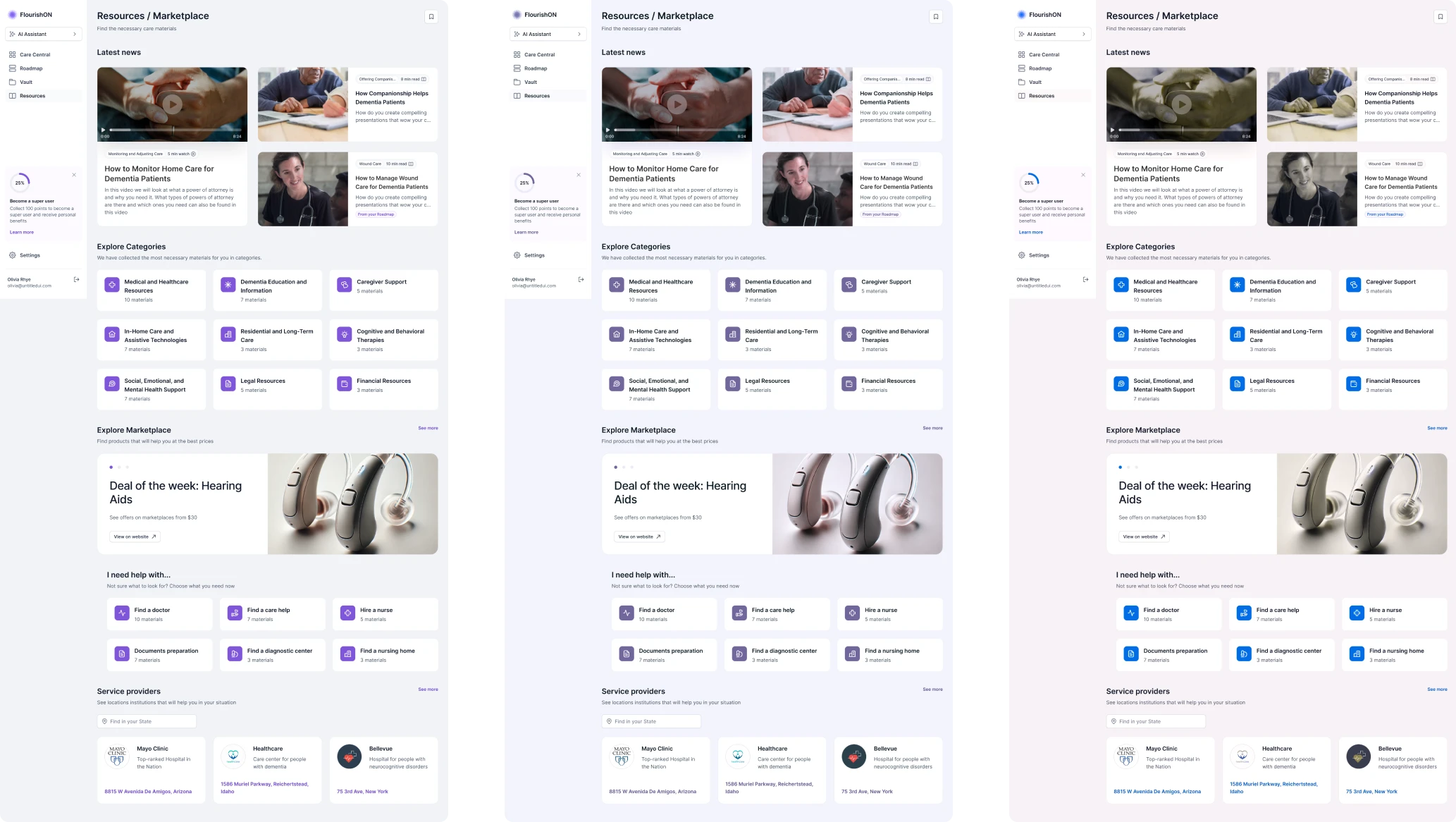 Designing for accessibility