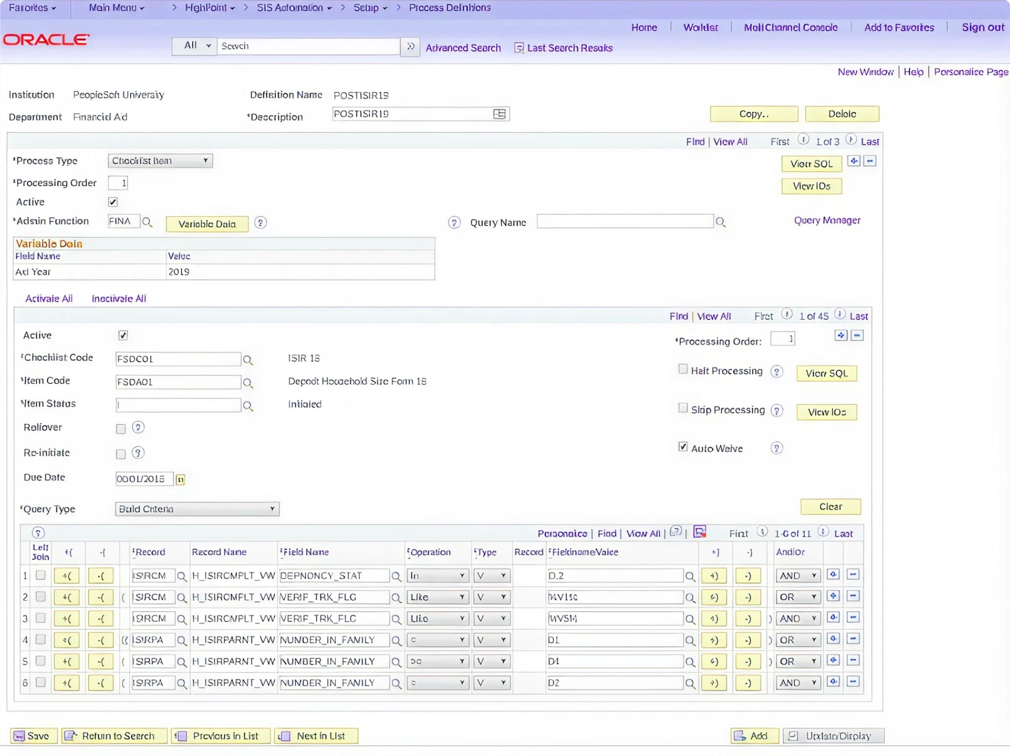 Highpoint initial dashboard design