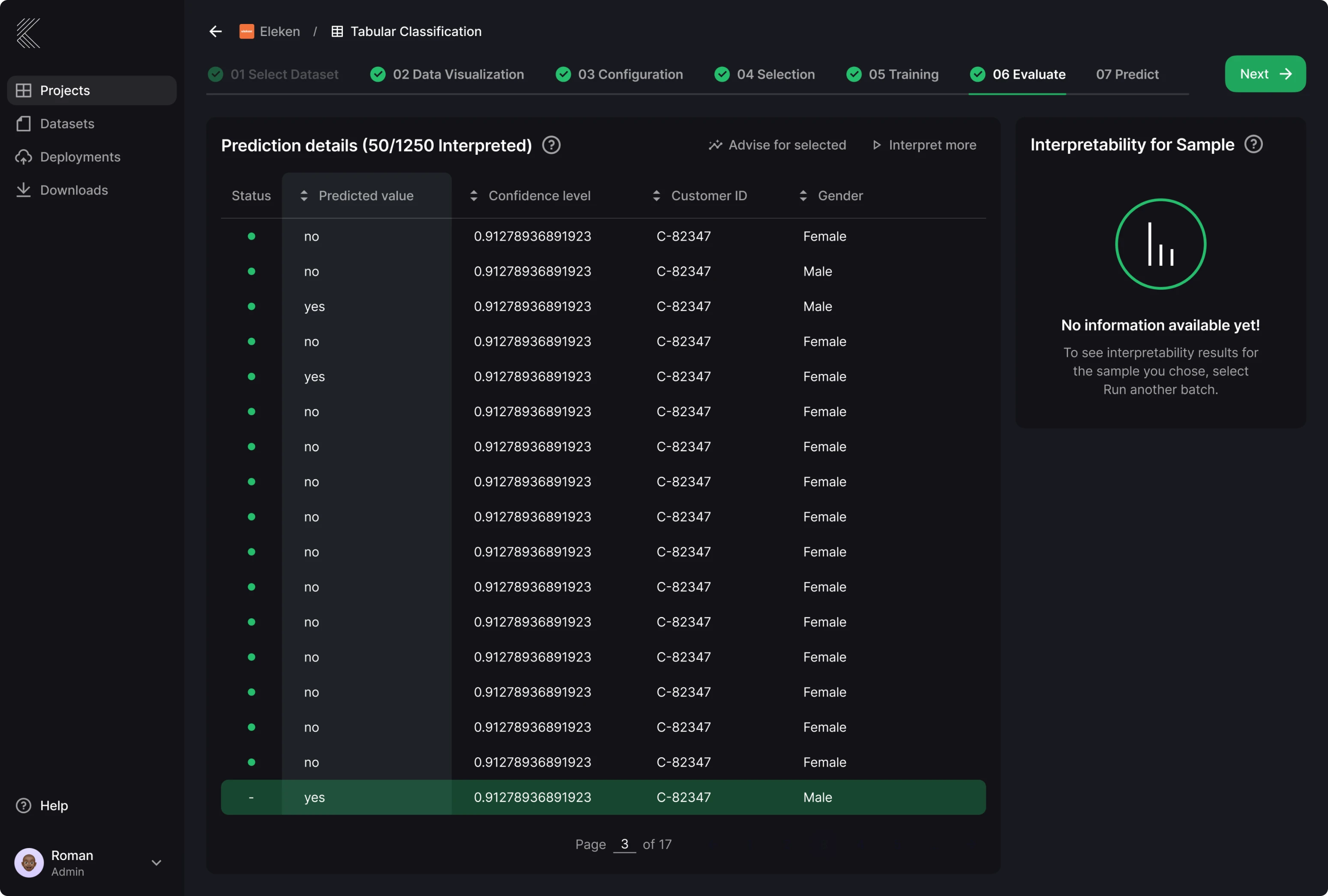 UI/UX design case study of an AI data product