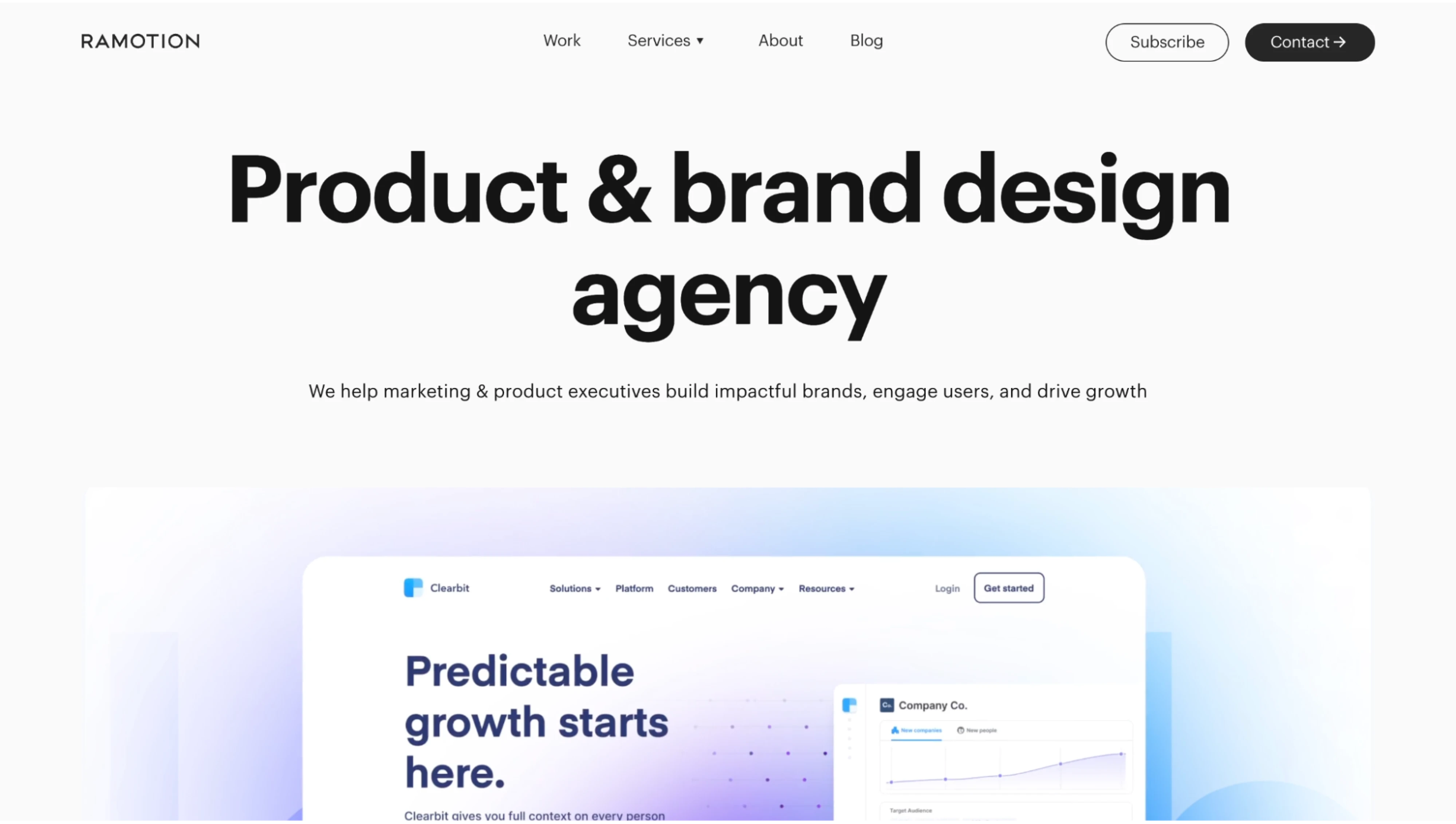 Ramotion's dashboard UX design
