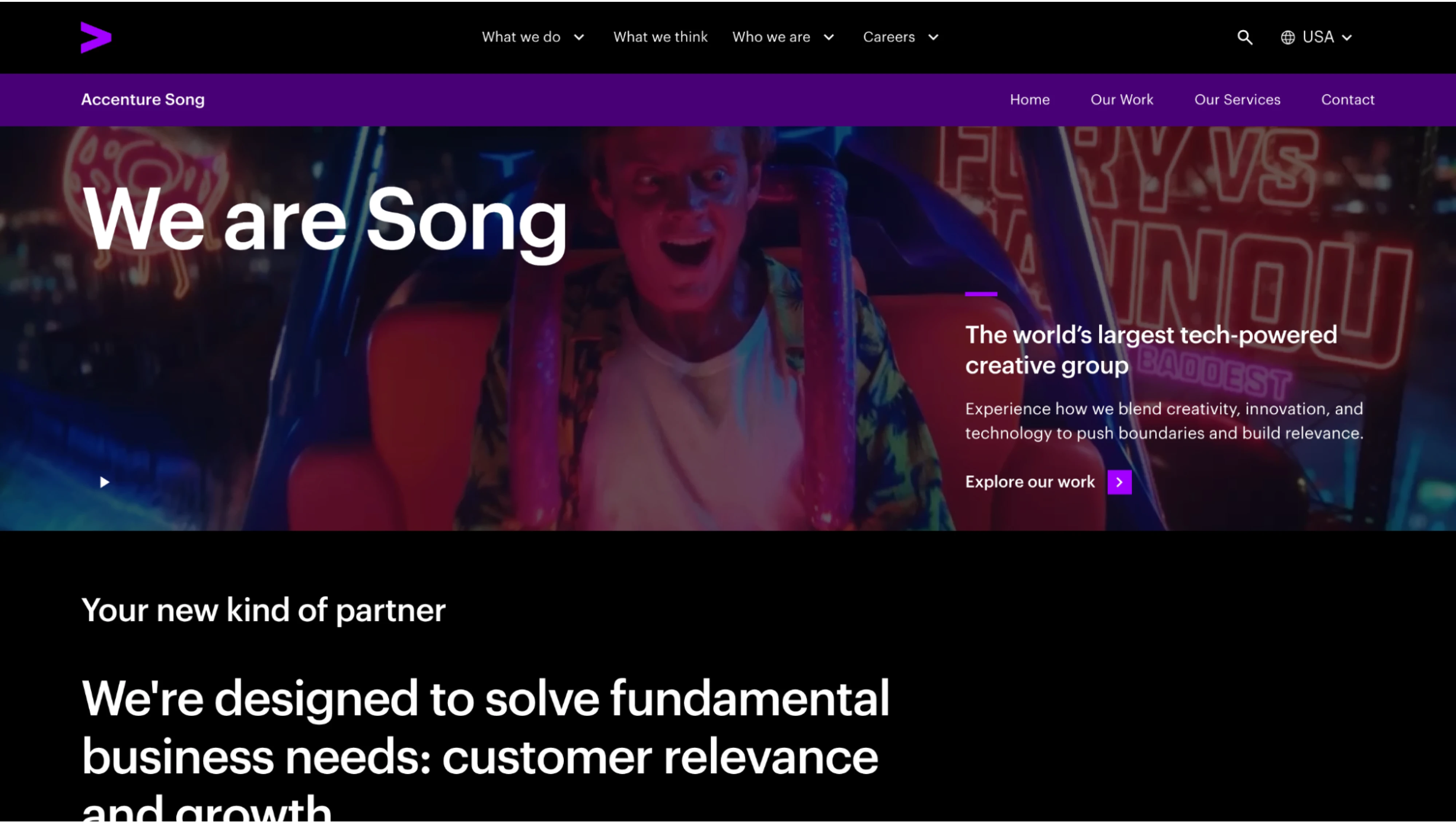 Fjord's dashboard UX design