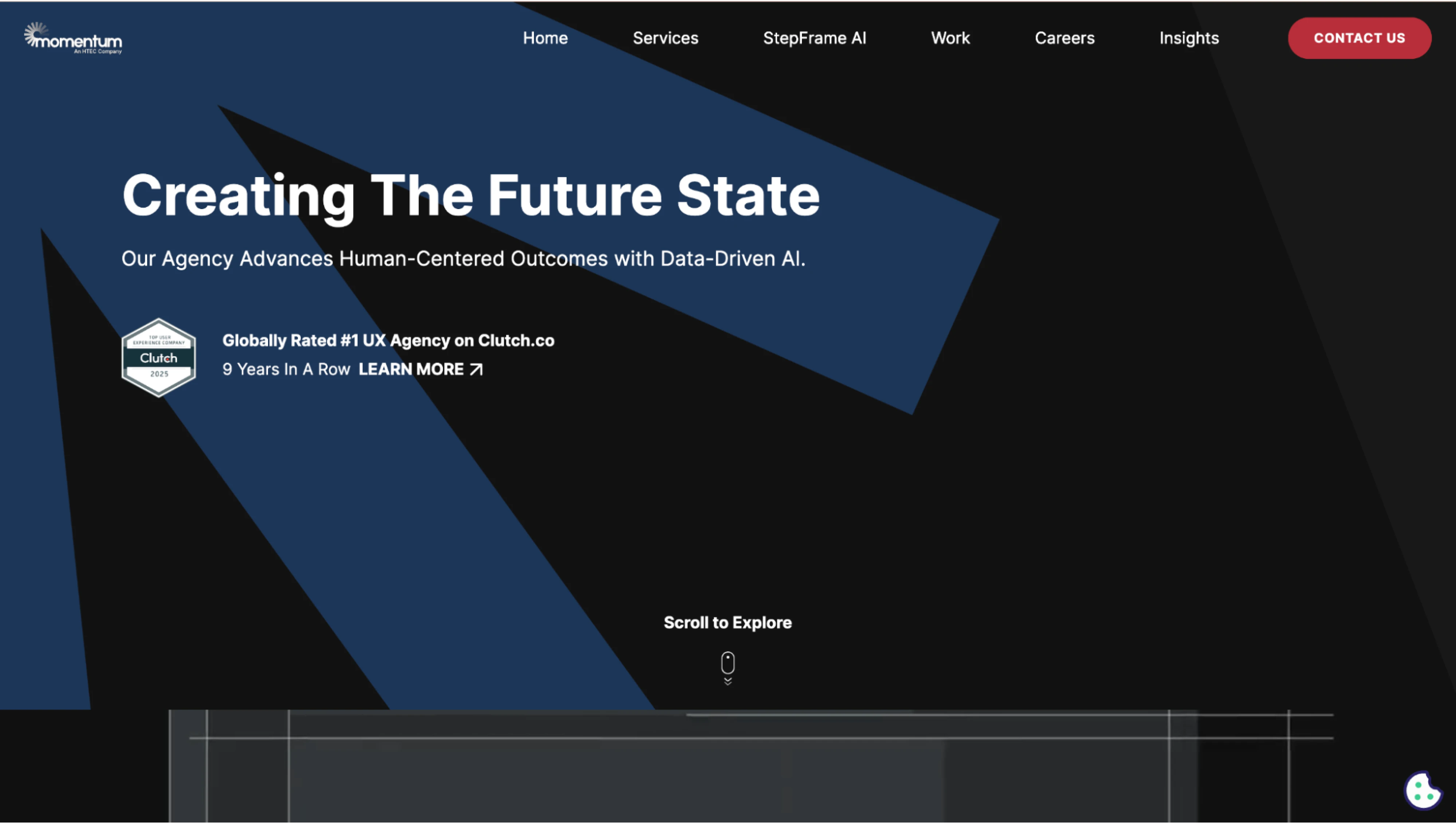 Momentum Design Lab dashboard UX design