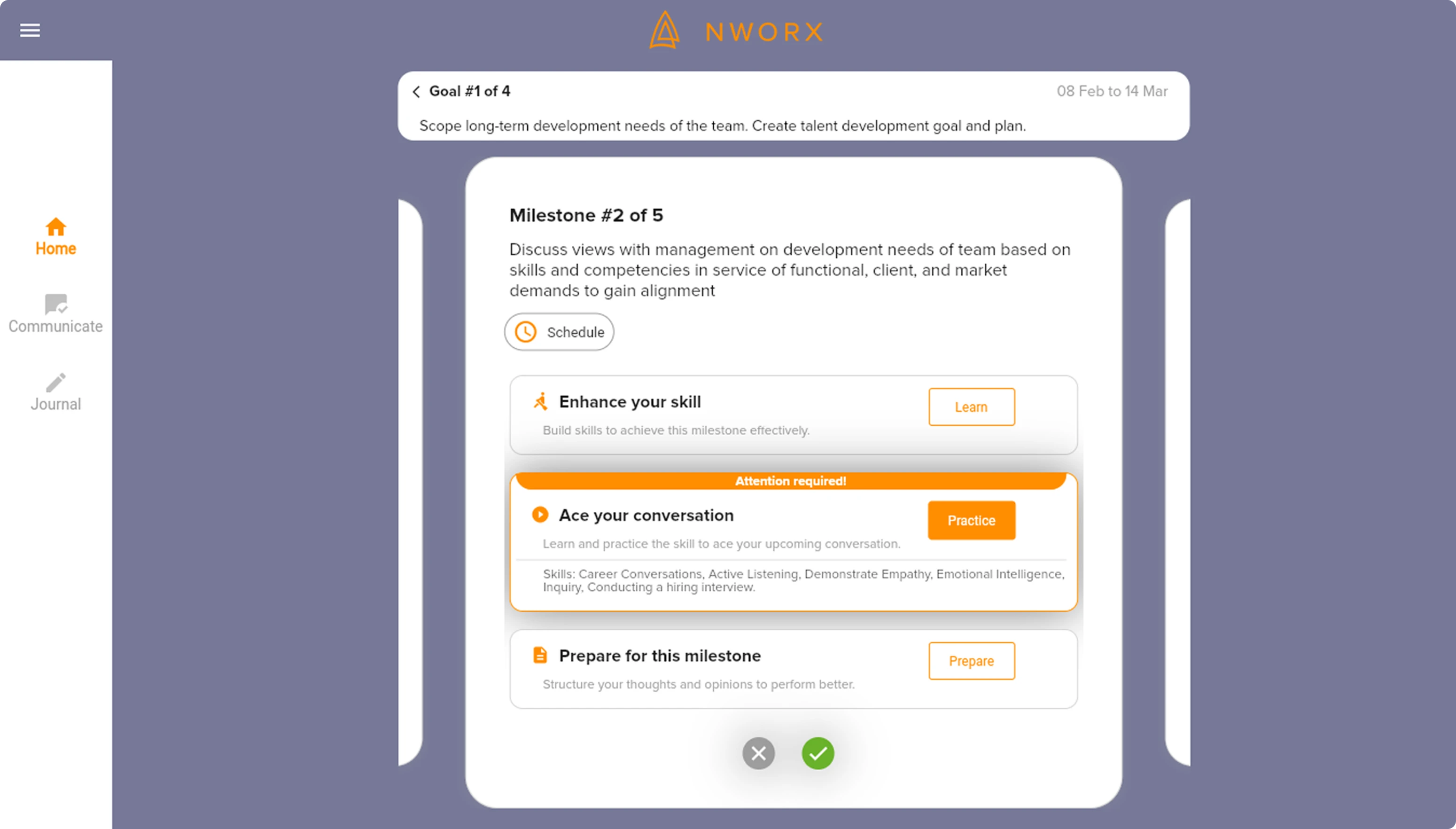 Nworx platform before