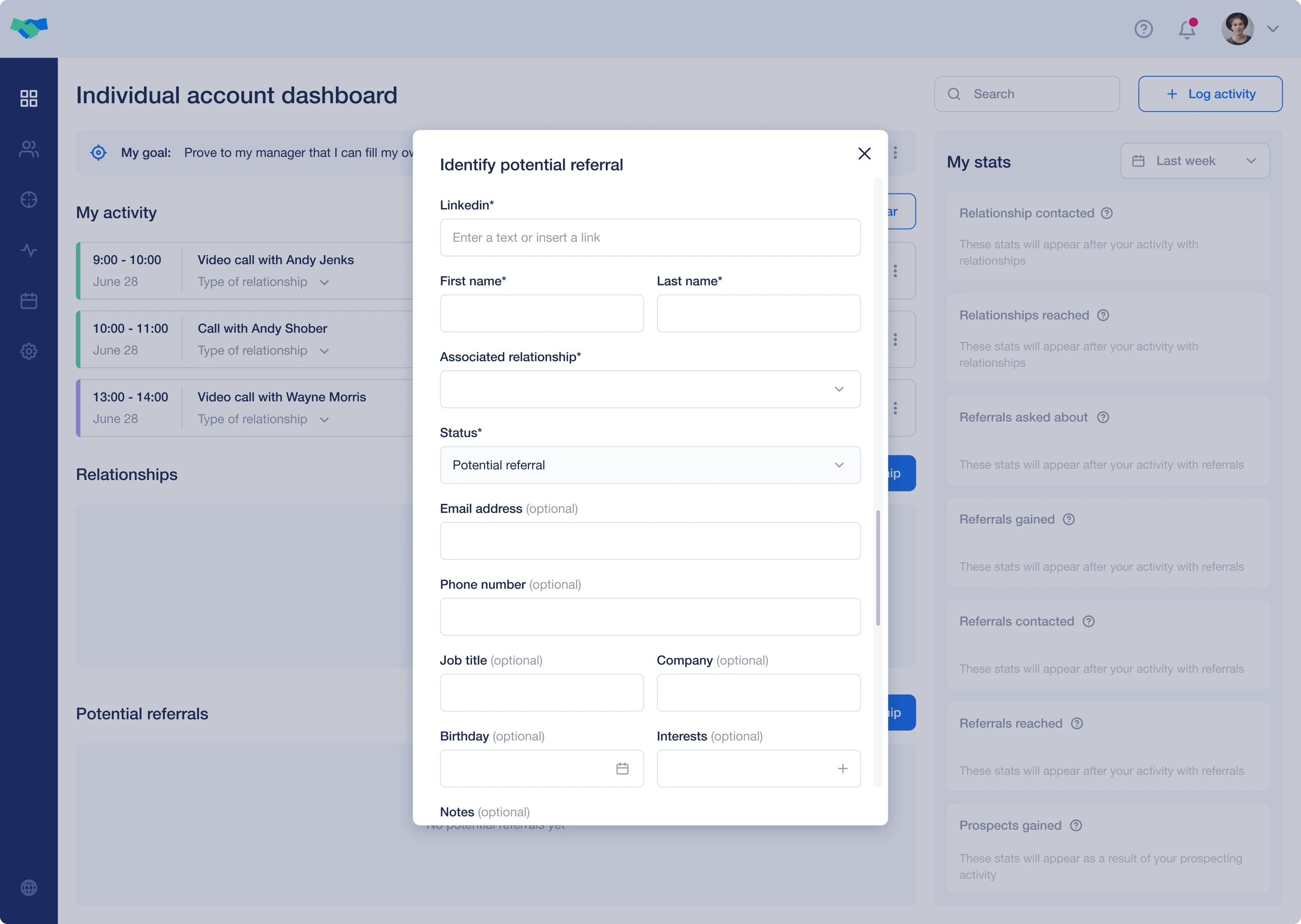 Interface components