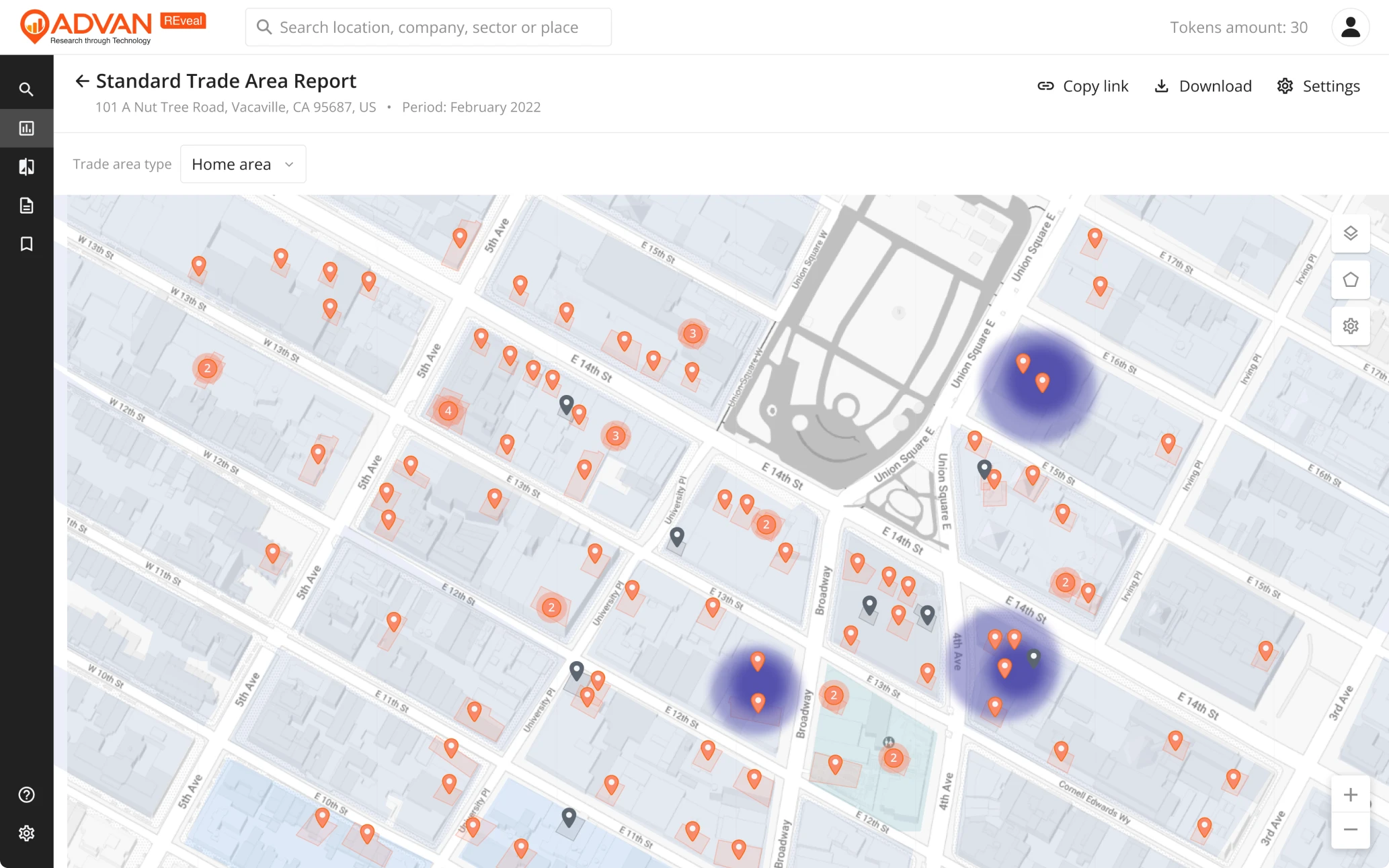 Standard report design
