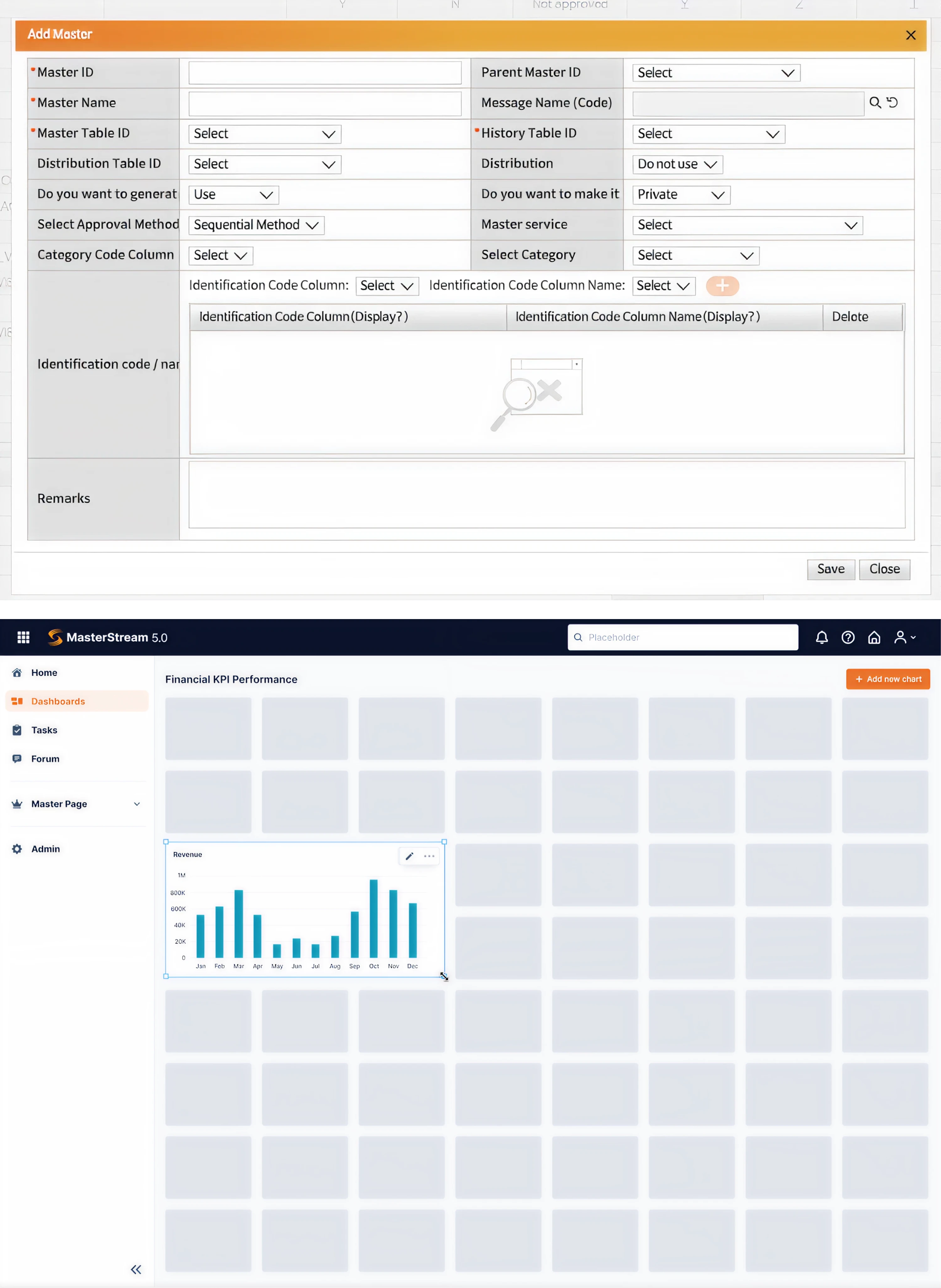Overwhelming dashboard before and personalized after