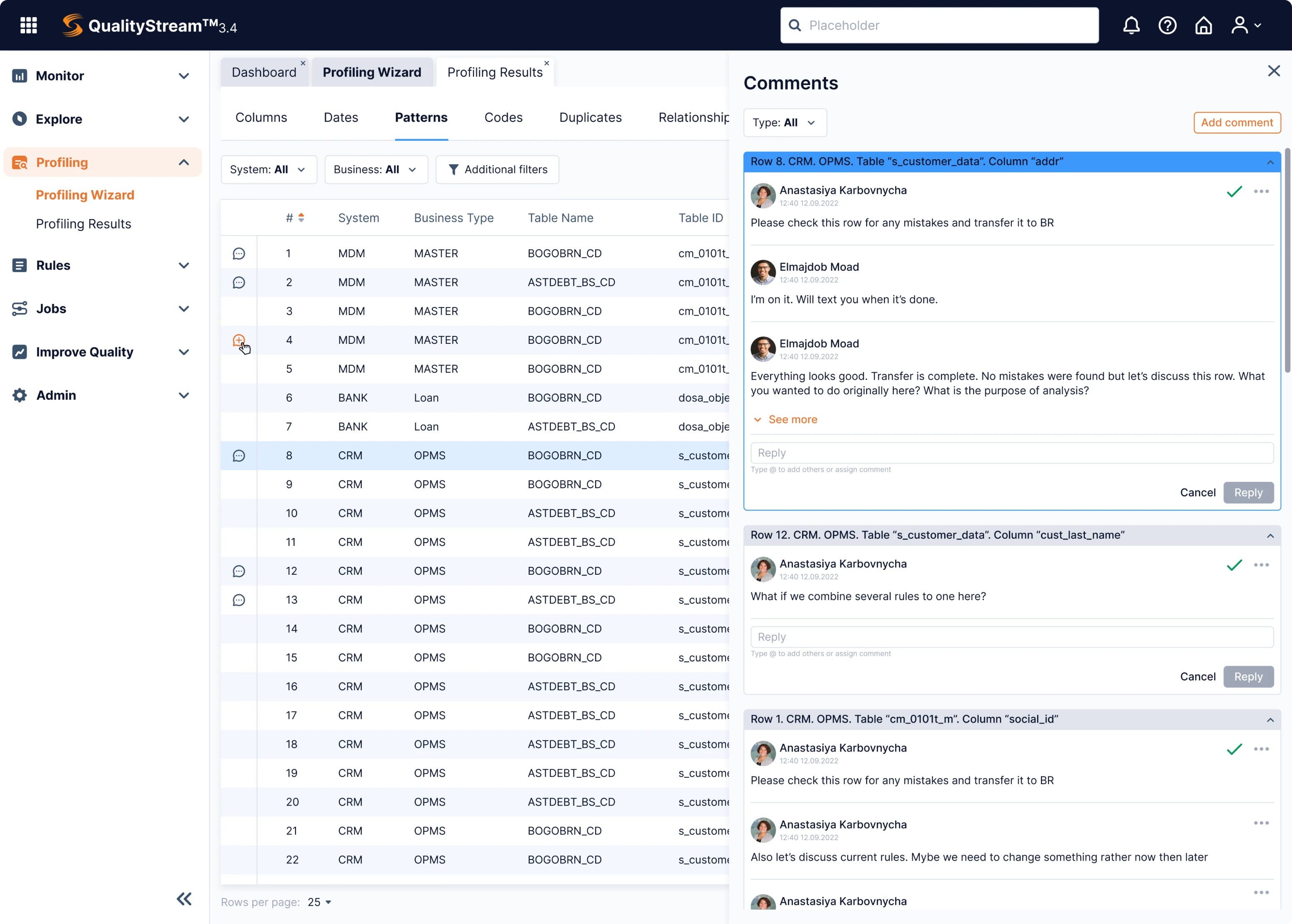 Eleken redesign of SaaS data management product