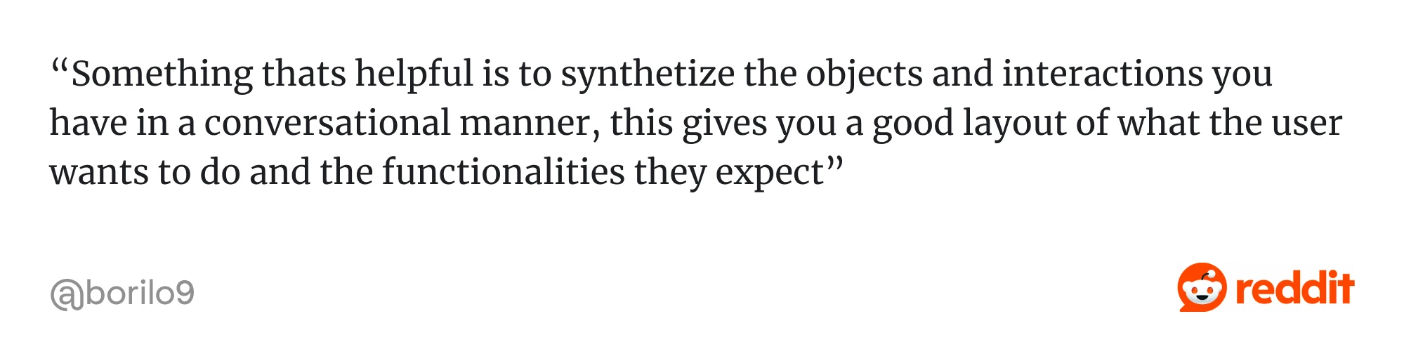 reddit thread about user audit