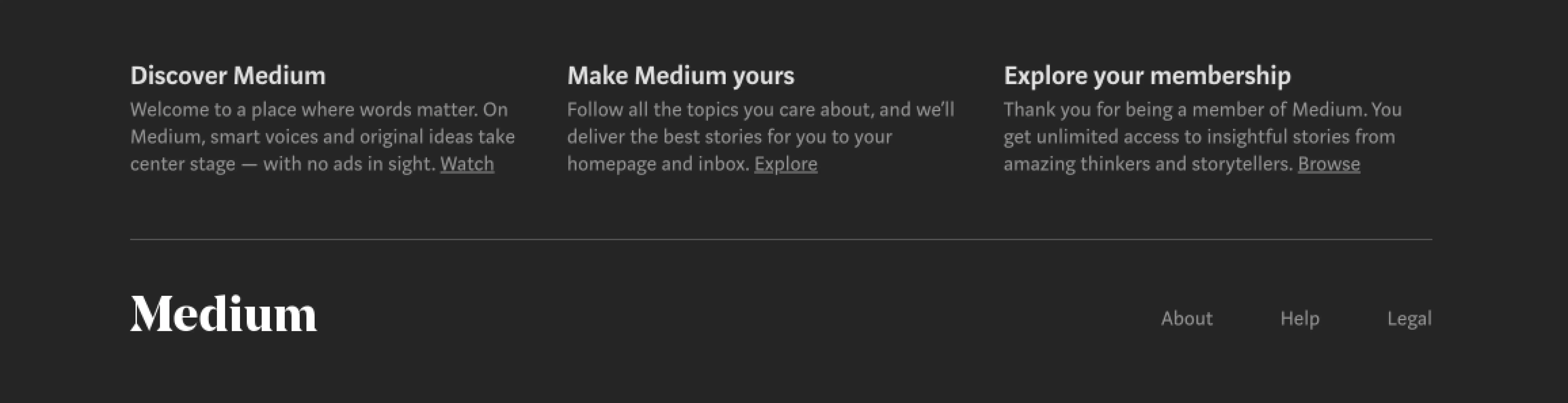 Role-aware / contextual footer