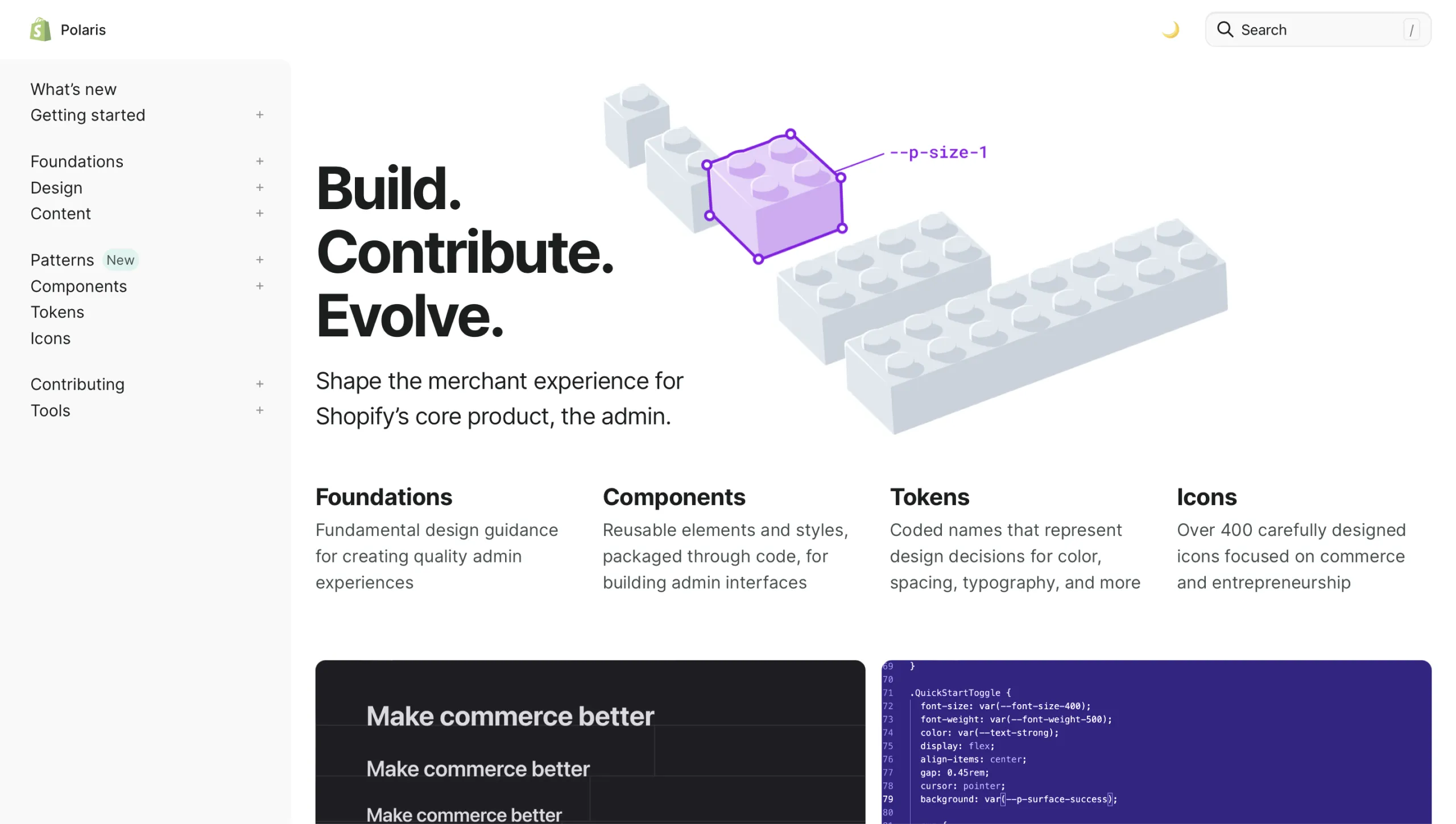 polaris design system image