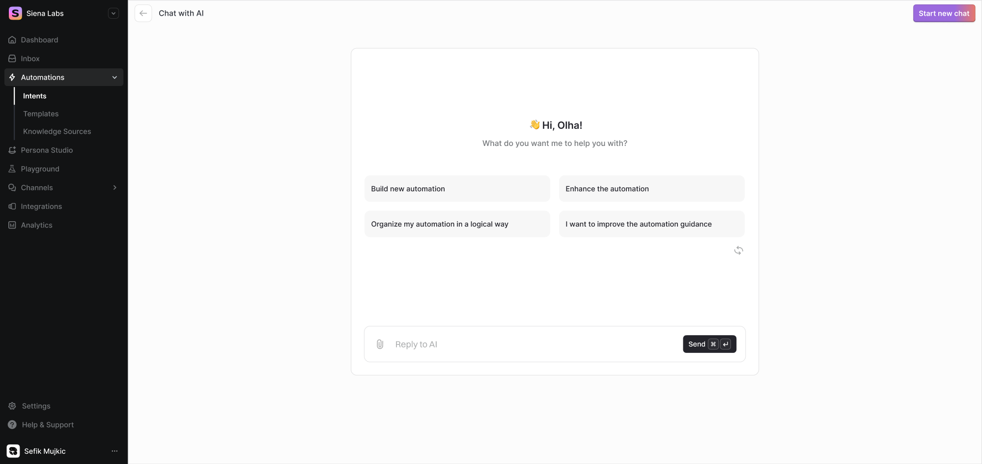 redesigned interface by eleken