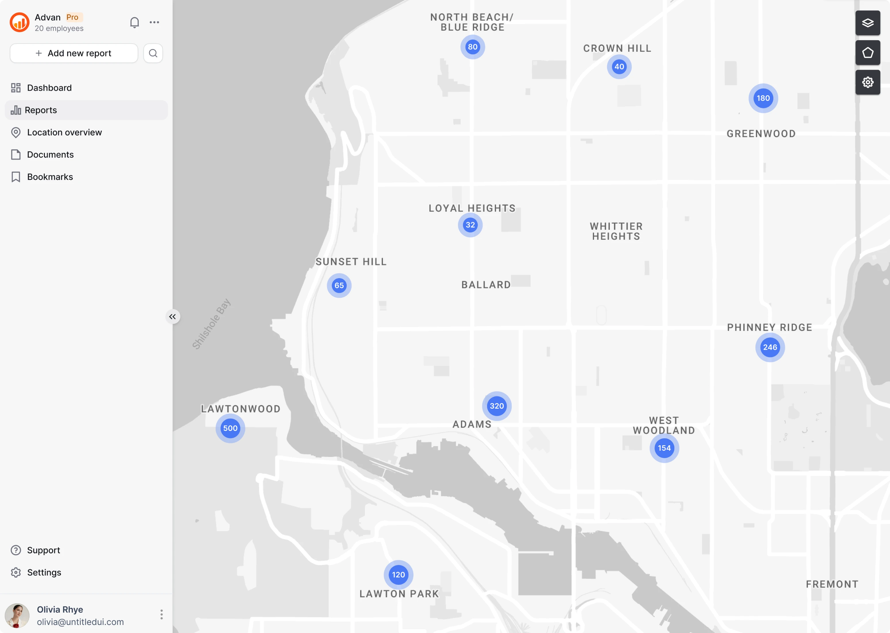 Map design performance optimization