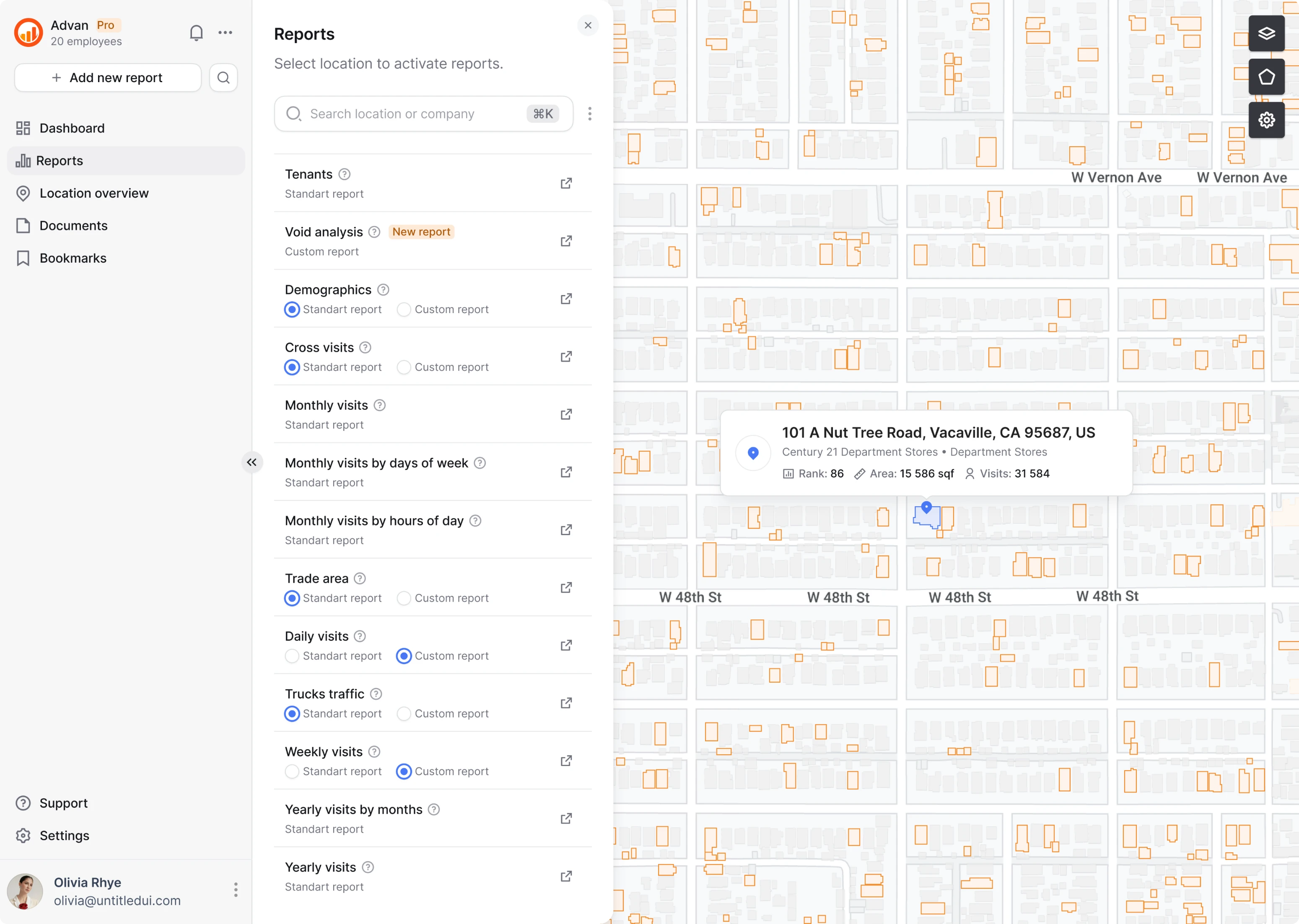 Navigation after redesign