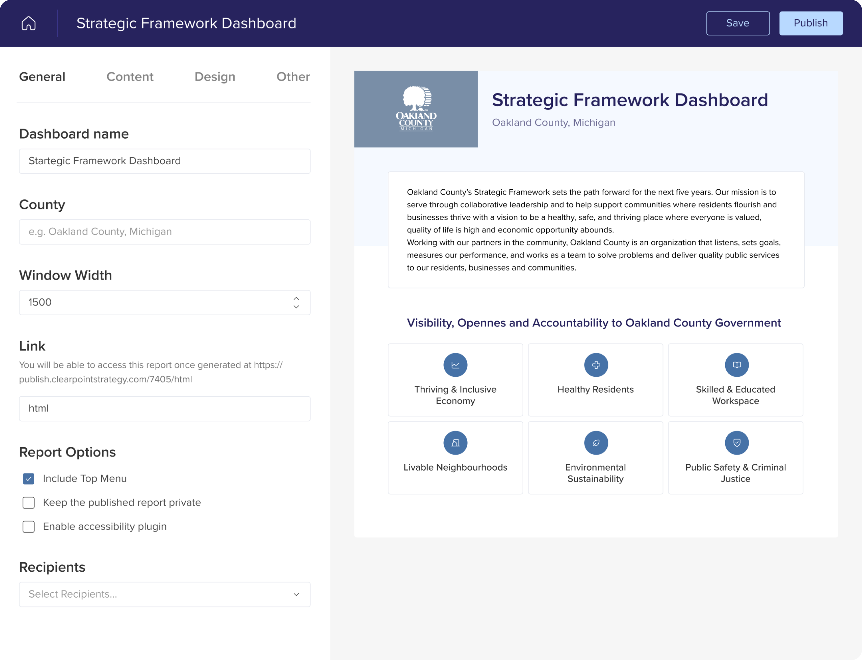 PUBLIC-FACING/COMMUNITY DASHBOARDS SCREEN