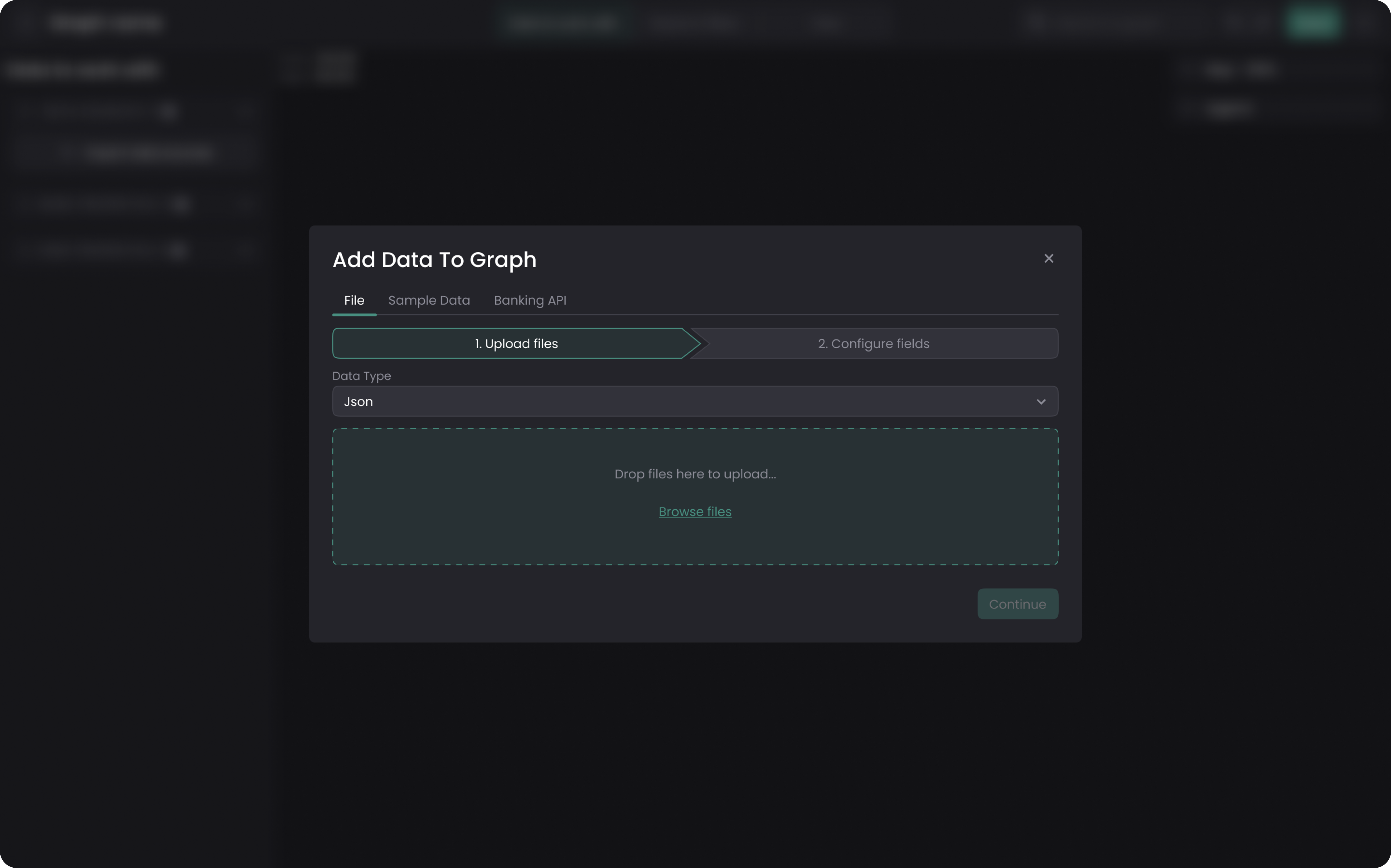 UI/UX design case study of a no-code graph visualisation platform