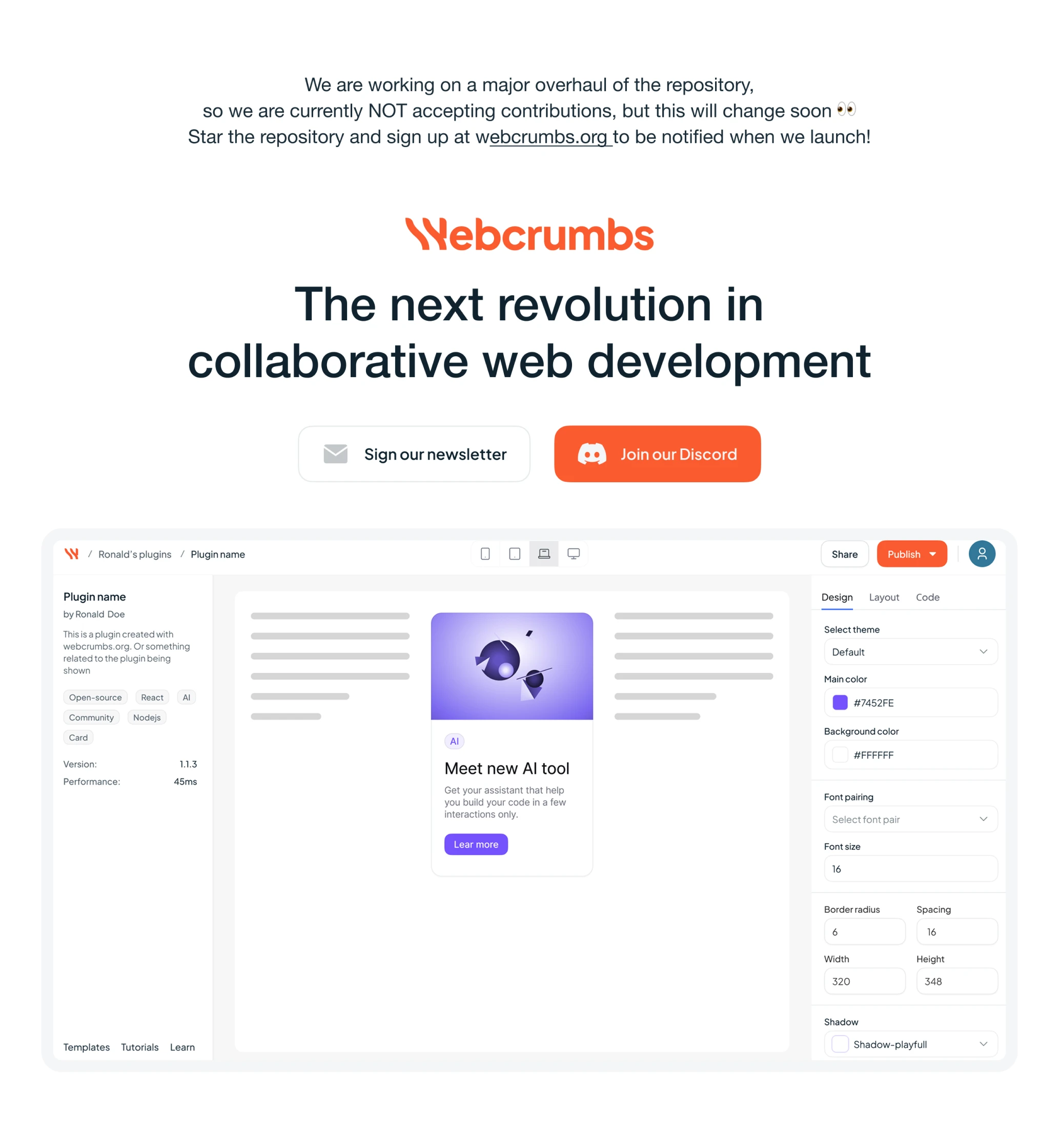 GitHub page