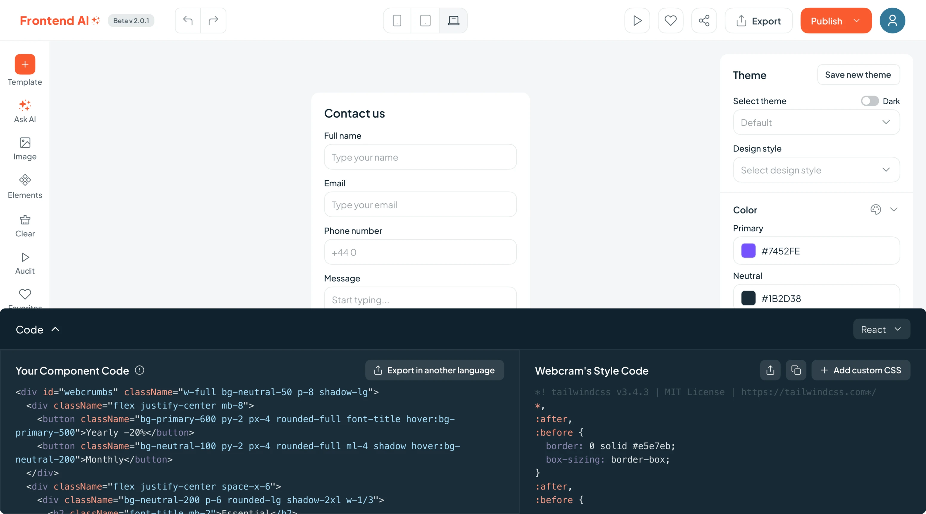 Code flexibility