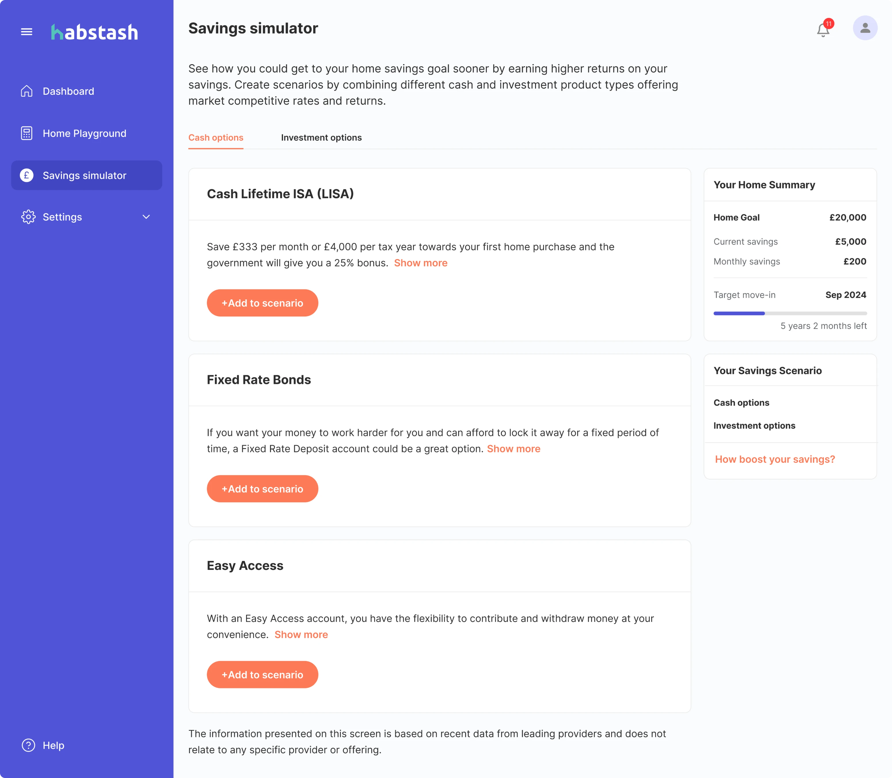 fintech plus real estate SaaS interface design example 