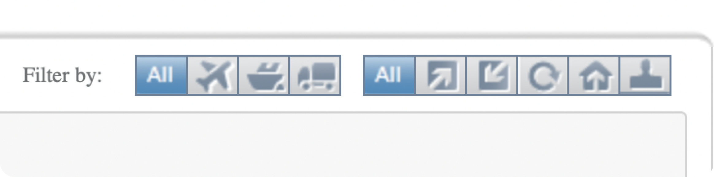 Labels for icons before the redesign LogitudeWorld