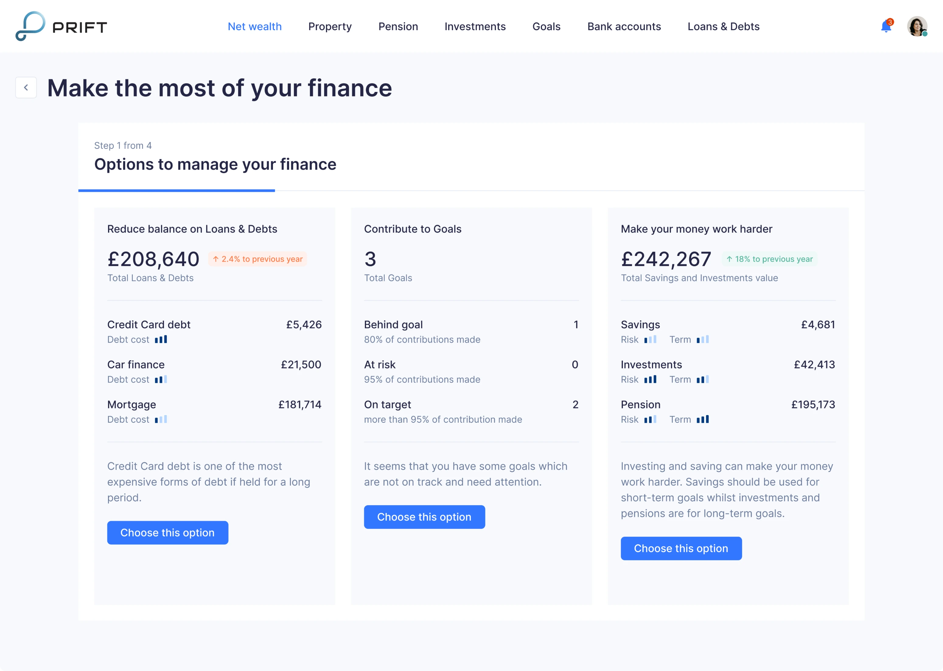 wizard desing pattern in fintech app desing 